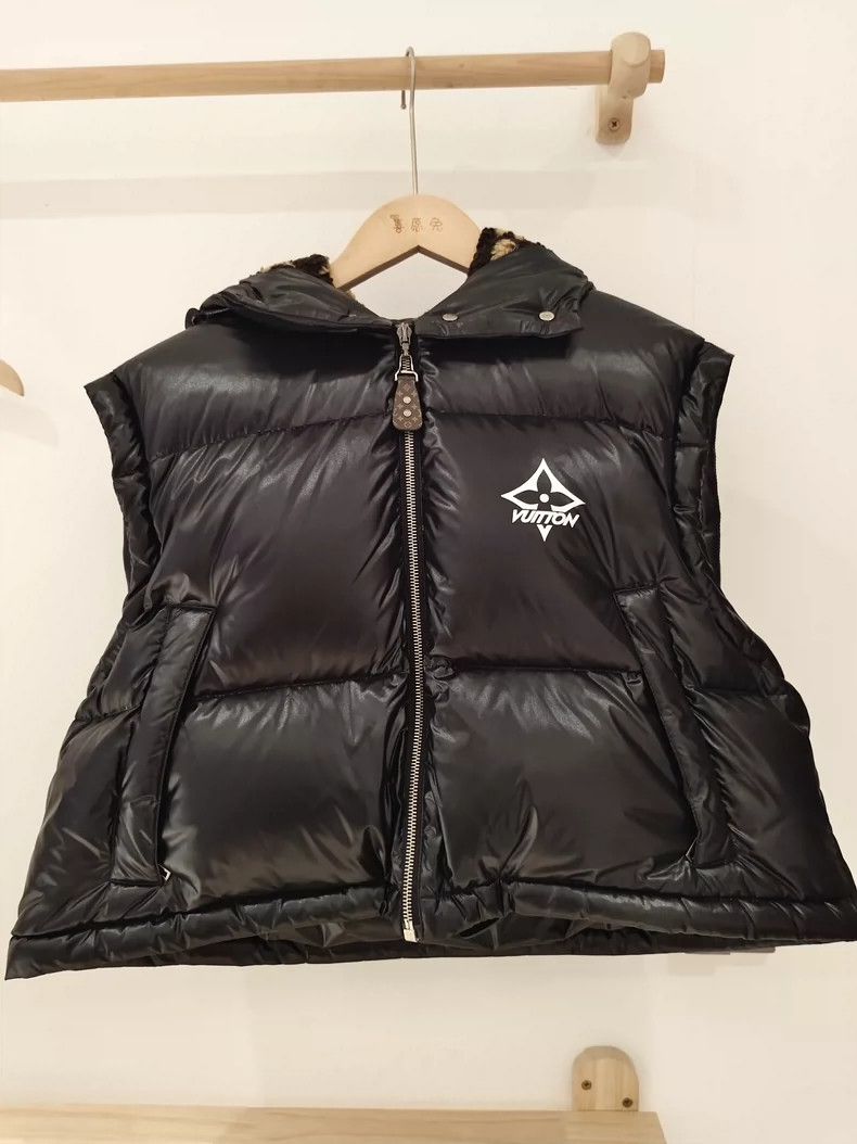 Louis Vuitton LV Black Teddy Down Vest - dmc Size US XS / EU 42 / 0 - 1 Thumbnail