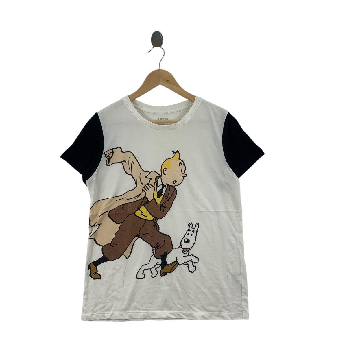 Uniqlo UNIQLO x TINTIN CARTOON Les Aventures Adventures Tee Shirt Size US M / EU 48-50 / 2 - 4 Thumbnail