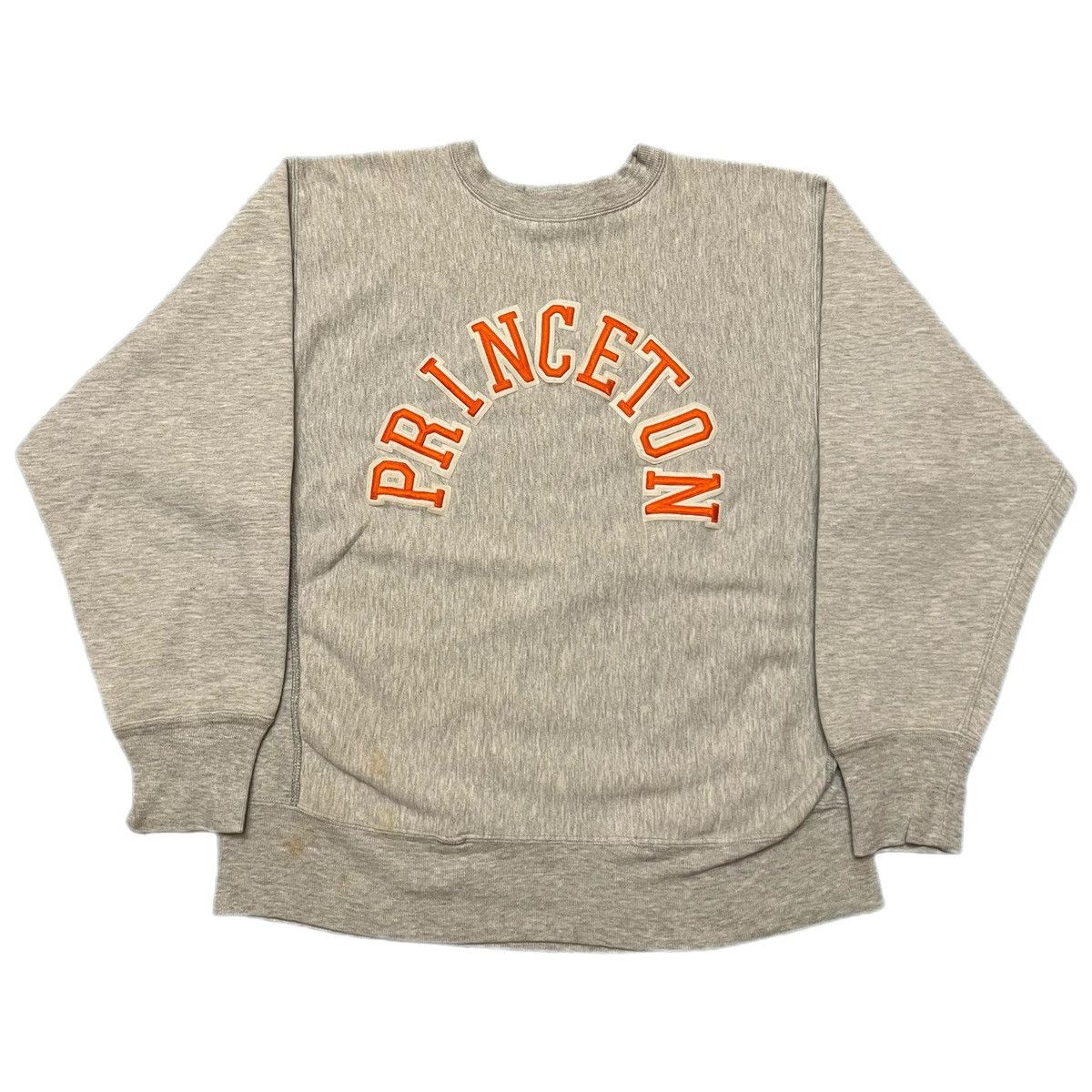 image of American College x Champion Vintage 80’S Princeton University Champion Rw Sweater in Grey (Size XL)