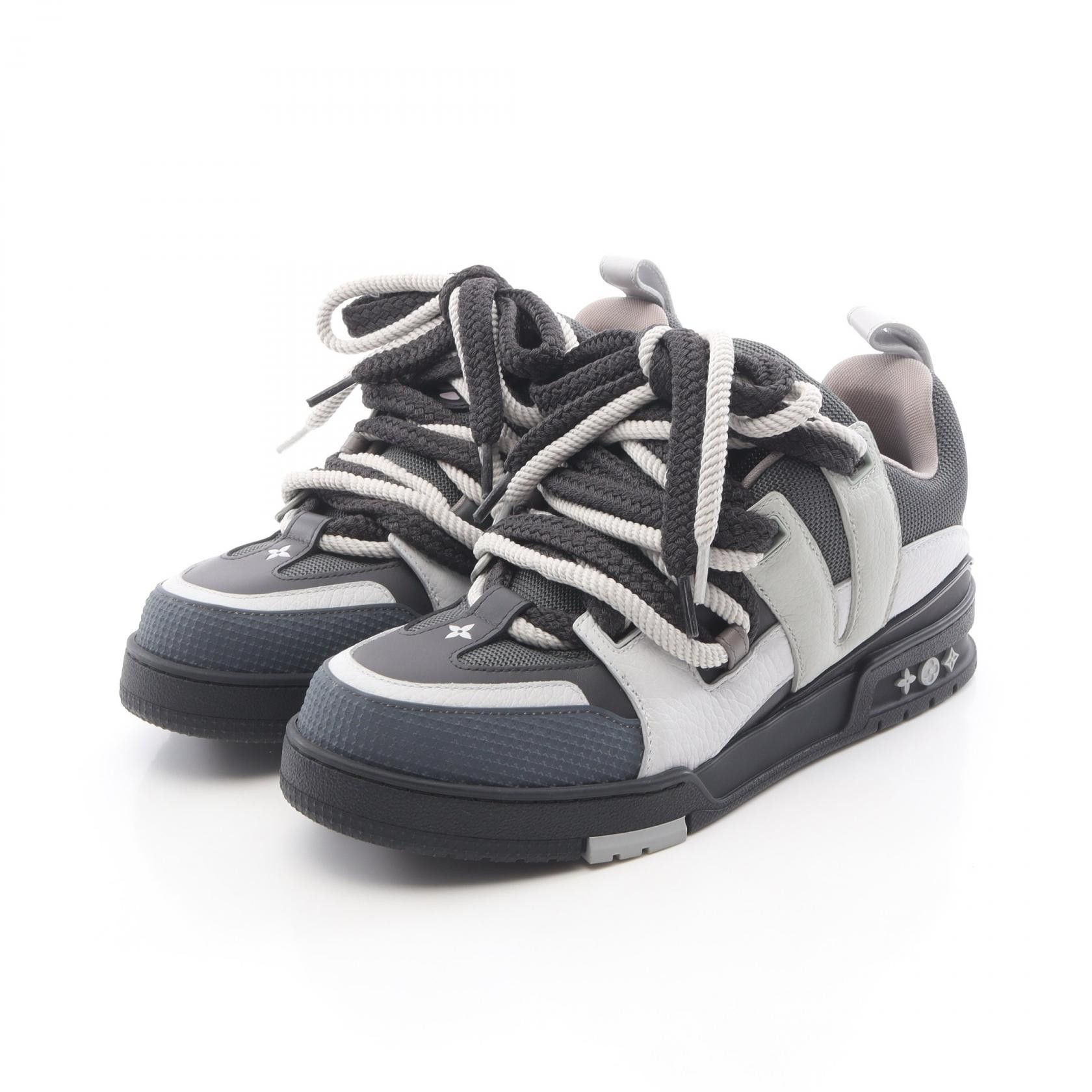 Louis Vuitton Louis Vuitton Louis Vuitton LV Skate Line Leather Sneakers Leather Shoes DUTY FREE for USA Size ONE SIZE - 1 Thumbnail