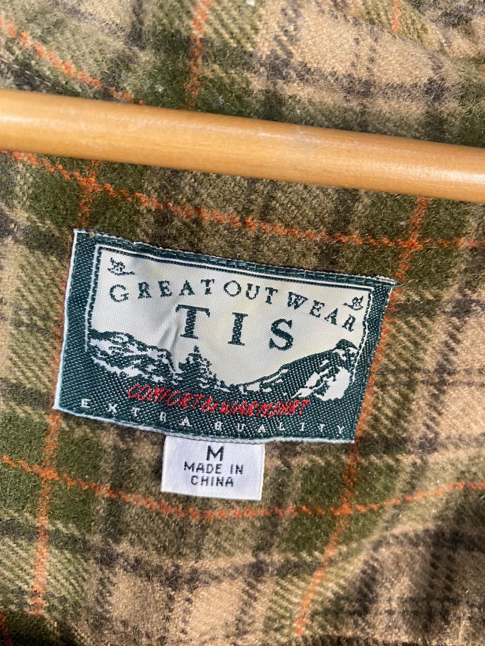 Flannel × Vintage Greatoutwear tis wool flannel button up shirt Size US L / EU 52-54 / 3 - 7 Thumbnail