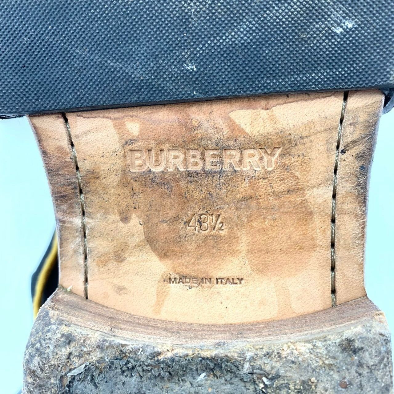 Burberry Burberry Mens Baroque Sculpted Leather Lace-Up Shoes With Or Size US 10.5 / EU 43-44 - 4 Thumbnail