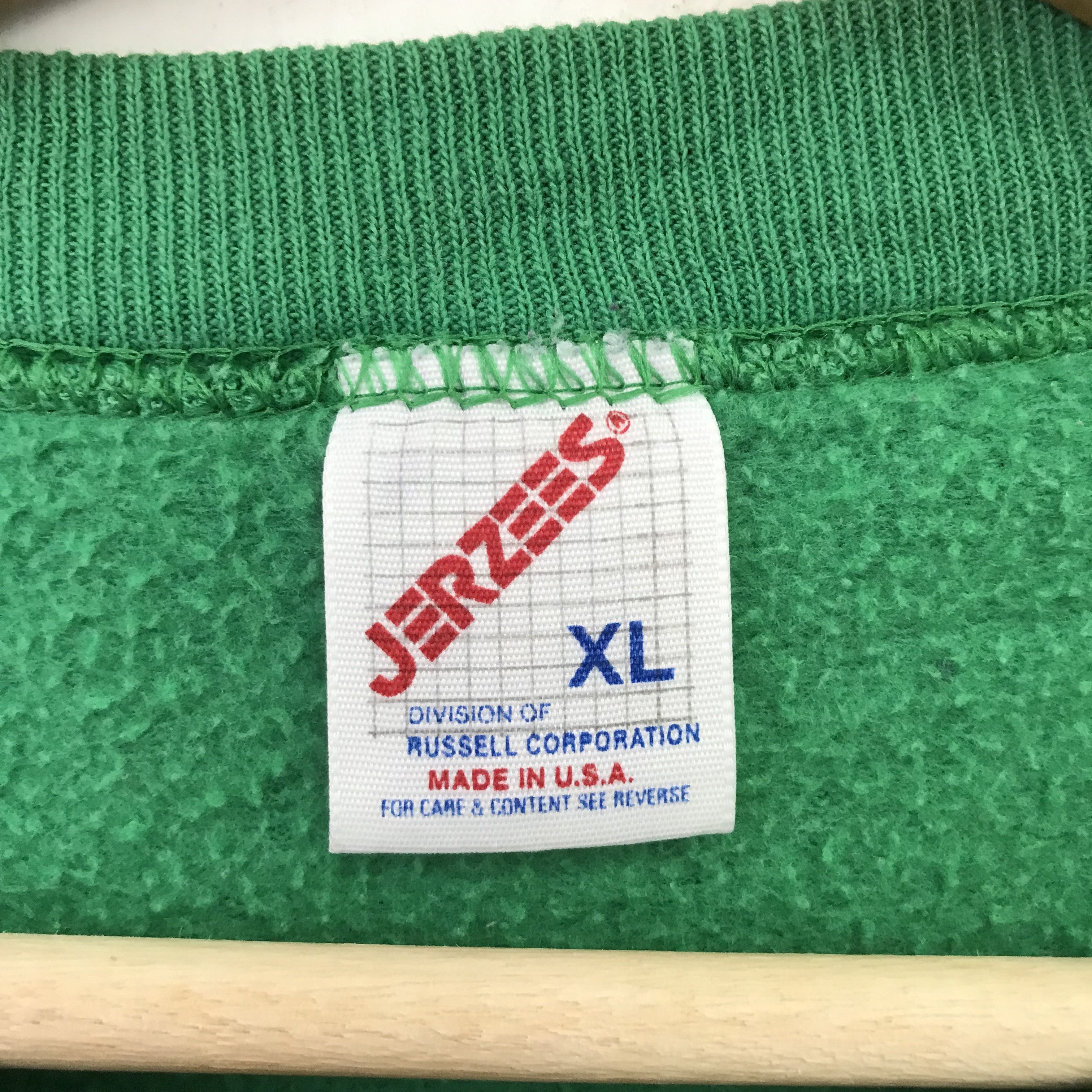 Howe Vintage 90's Howe Racing Green Sweatshirt - 568 Size US XL / EU 56 / 4 - 10 Thumbnail