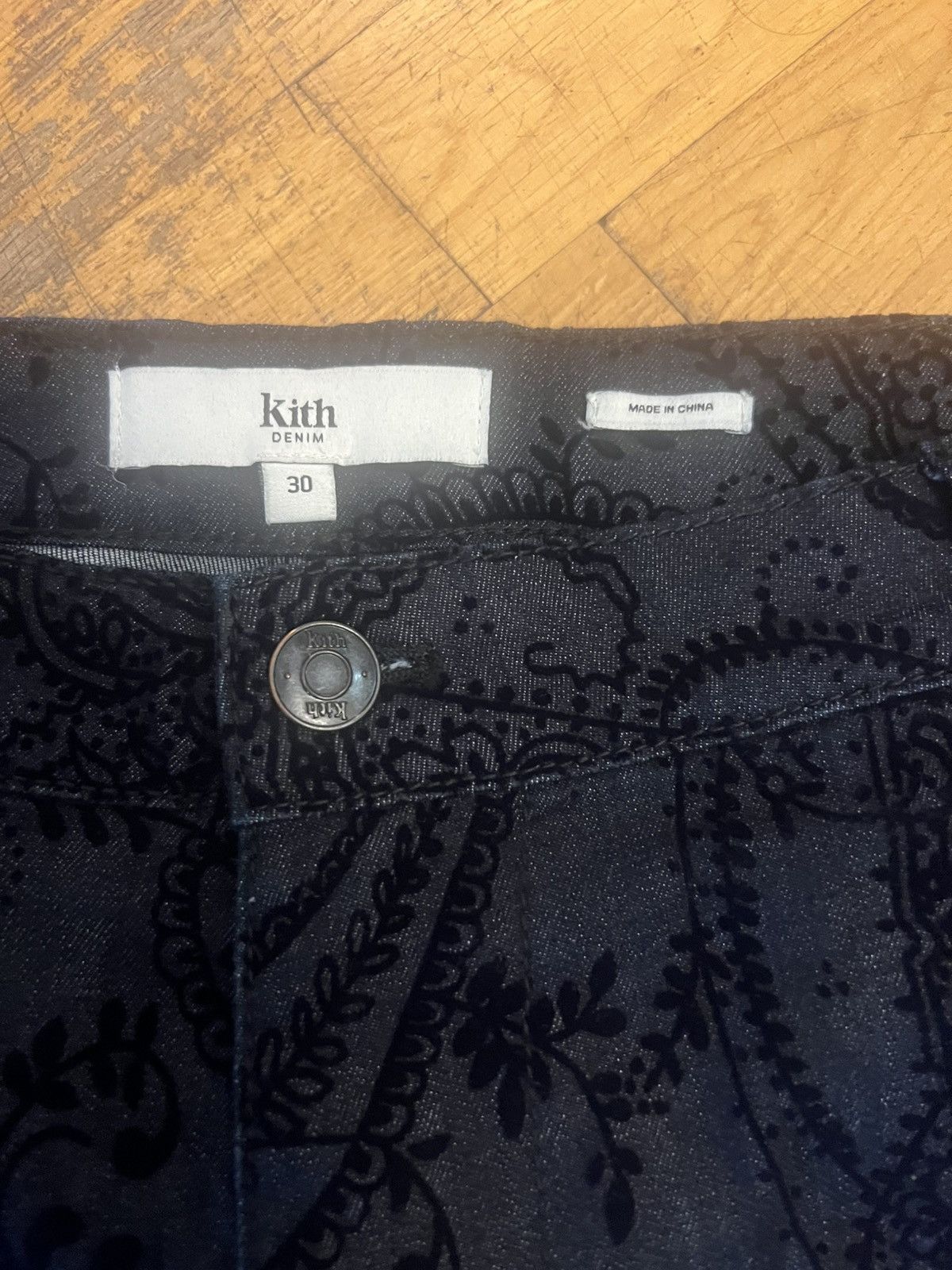 Kith Kith flocked denim carpenter pants jeans 30 Size US 30 / EU 46 - 2 Thumbnail