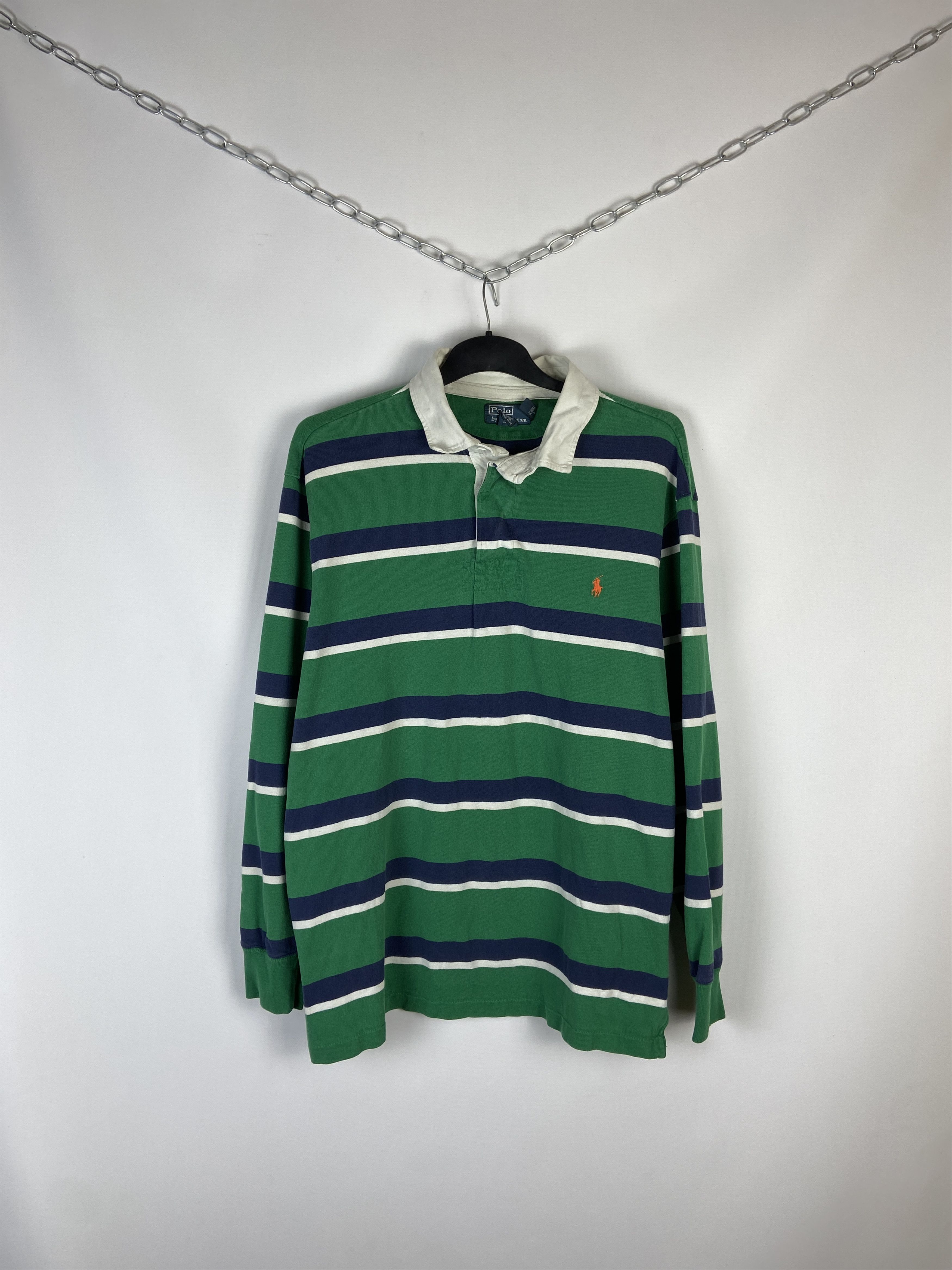Vintage 90s Polo Ralph Lauren Rugby Long Sleeve Shirt