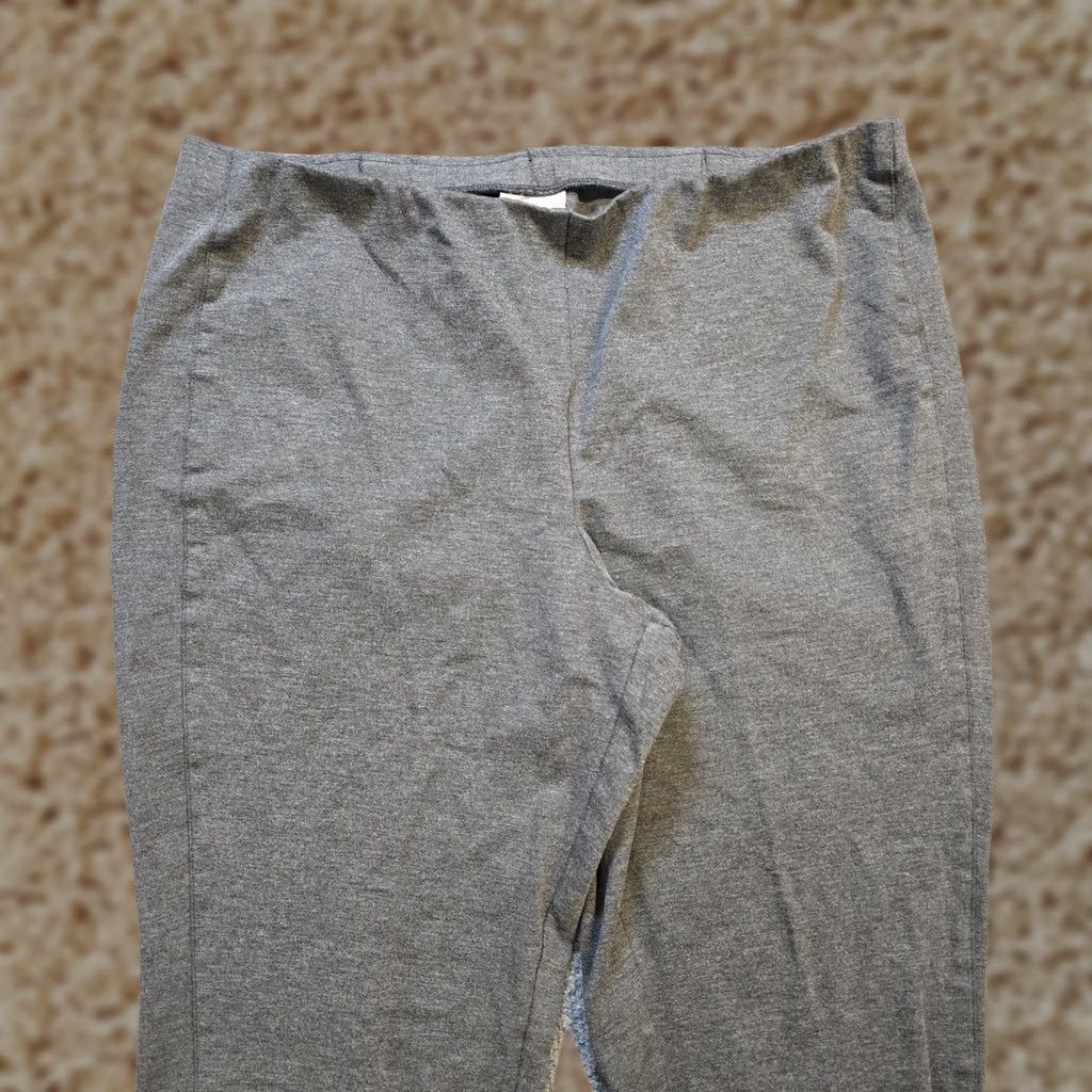 J. Jill J Jill Pant Womens XL Gray Ponte Slim Leg Elastic Waist Stretchy Casual Basic Mens? Size 25" / US 0 / IT 36 - 1 Thumbnail