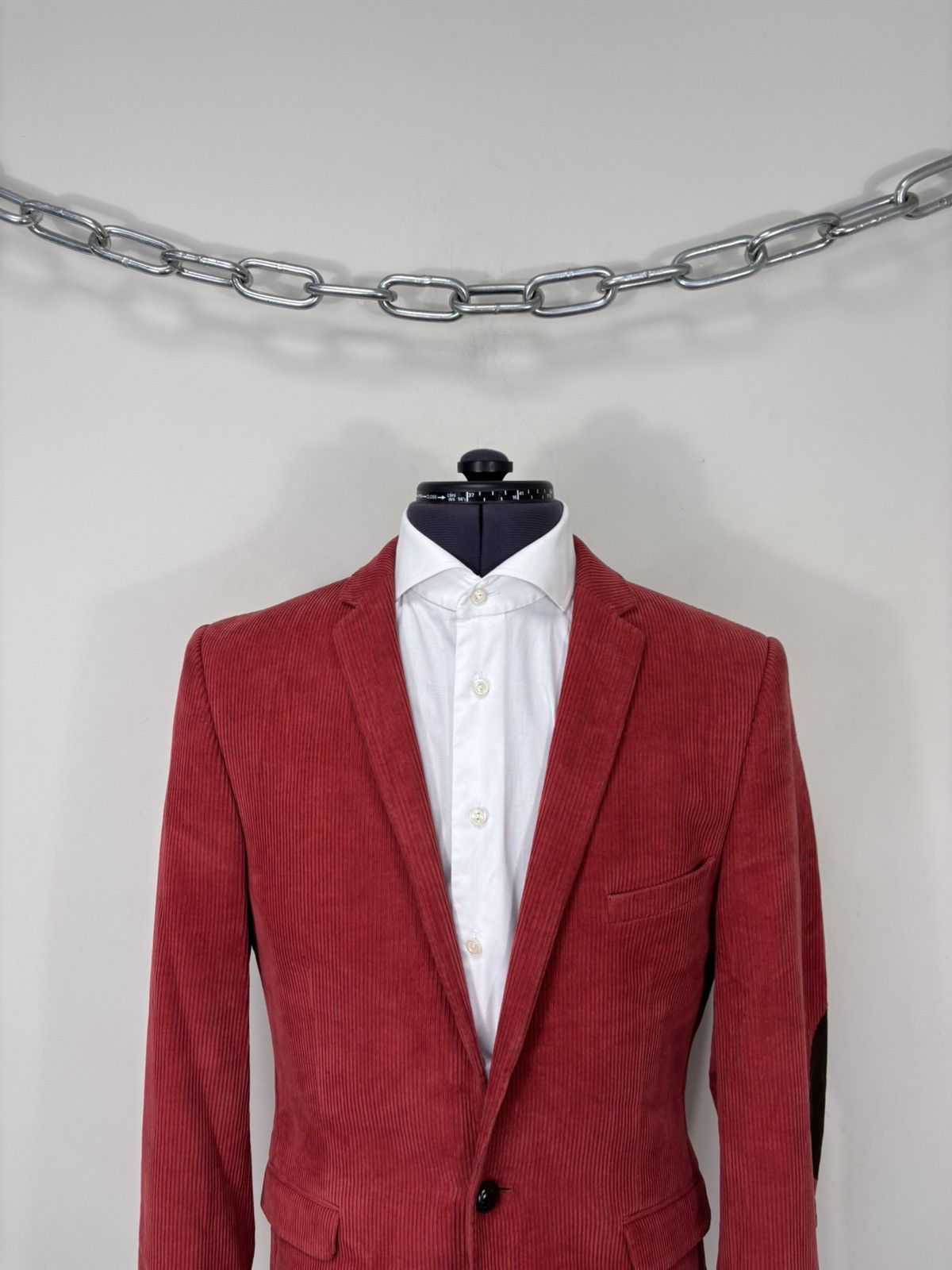 Other UK Holland Esquire Men’s Red Corduroy Blazer Jacket Sport Coat Size 38R - 4 Thumbnail