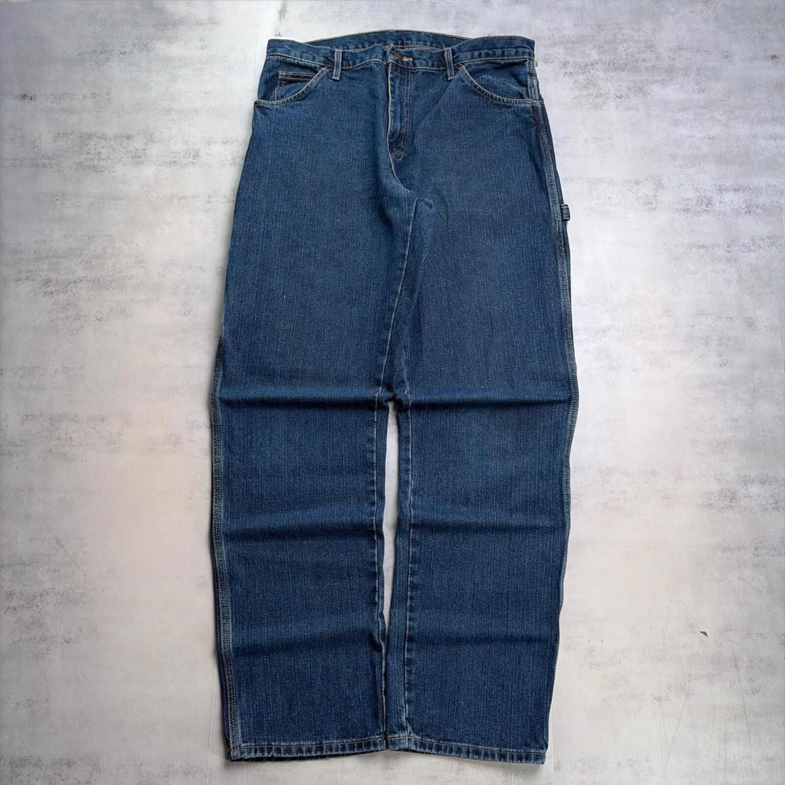 Dickies Y2K Blue Dickies Grunge Carpenter Baggy Skater Denim Jeans Size US 34 / EU 50 - 2 Thumbnail