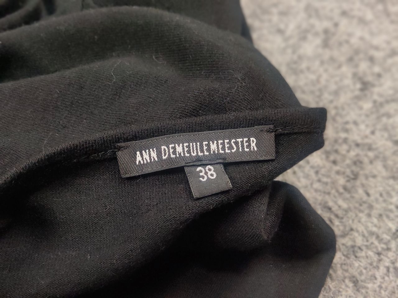 Ann Demeulemeester Ann Demeulemeester Wool Long Sleeve asymmetrical Slim Dress Size L / US 10 / IT 46 - 14 Thumbnail