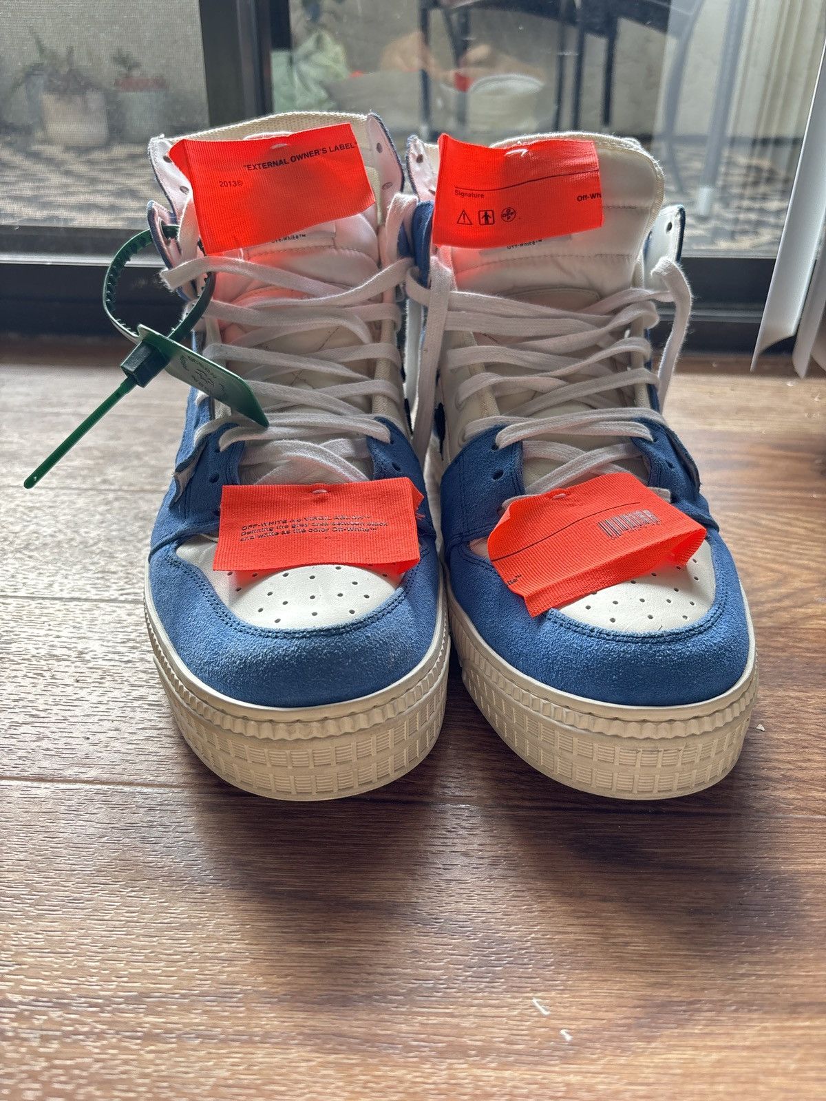 Off-White OFF-WHITE Off-Court 3.0 High White Sky Blue Size US 11.5 / EU 44-45 - 2 Thumbnail