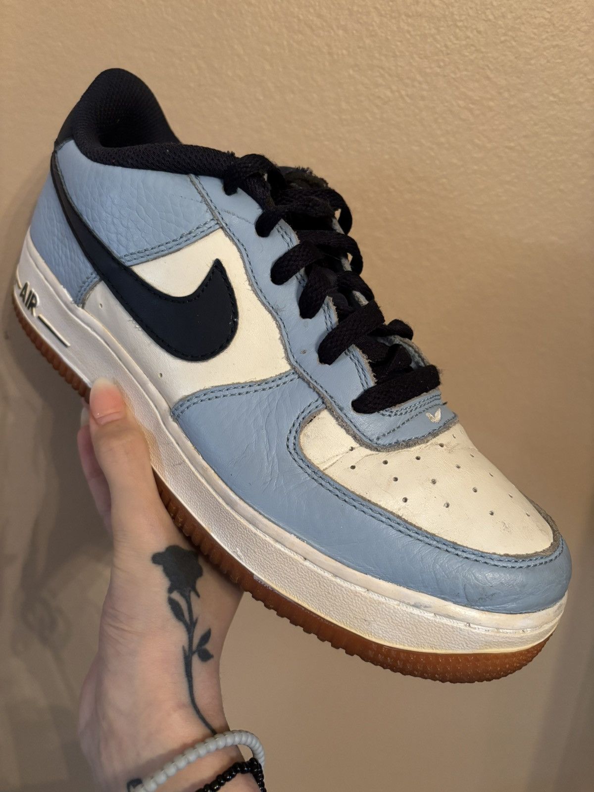 Nike Nike Air Force 1 Premium GS 'Light Blue' Size US 7 / EU 40 - 2 Thumbnail