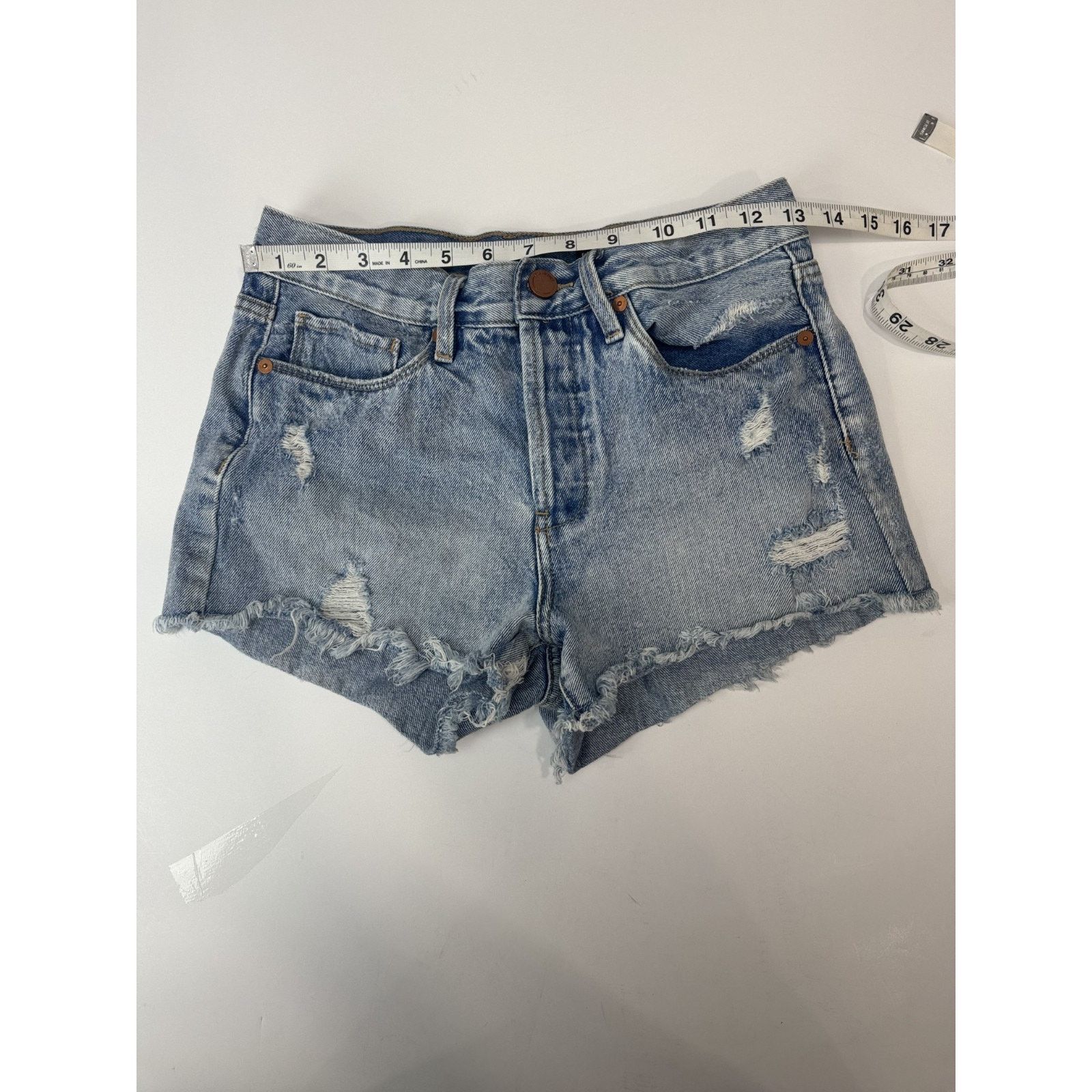Other BlankNYC Denim Cutoff Jean Shorts 26 Raw Hem Cool Girl Size 26" / US 2 / IT 38 - 2 Thumbnail