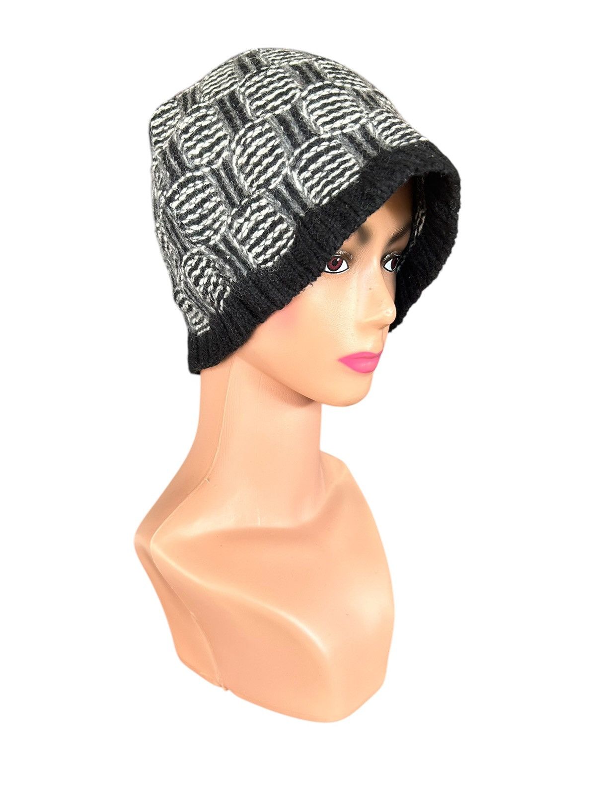 Japanese Brand × Kapital × Vintage Crochet Knitted Handmade Beanie Hats Size ONE SIZE - 3 Thumbnail