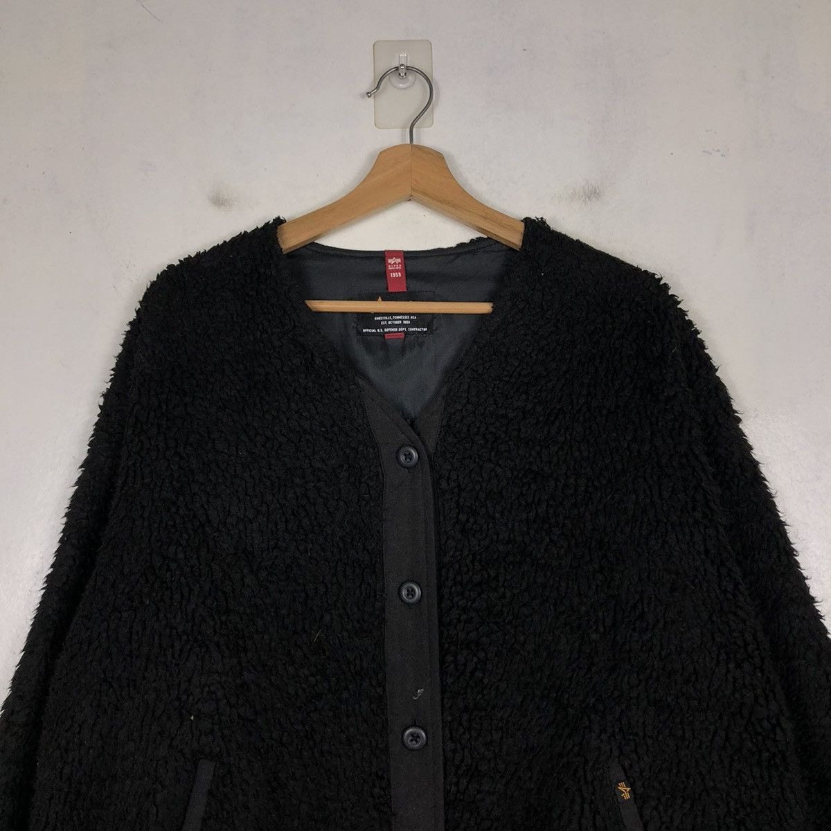Alpha Industries 📌VINTAGE CROPPED FLEECE JACKET ALPHA INDUSTRIES Size US M / EU 48-50 / 2 - 5 Thumbnail