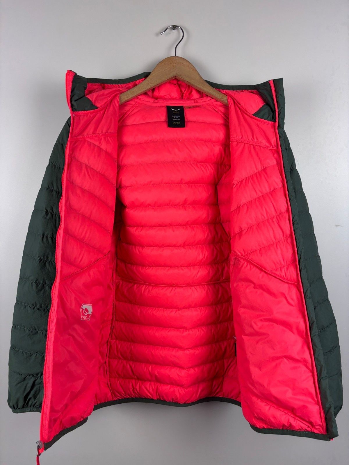 SALEWA Womens Salewa Brenta Down Jacket Hiking Outdoor Green Size S Size S / US 4 / IT 40 - 8 Thumbnail