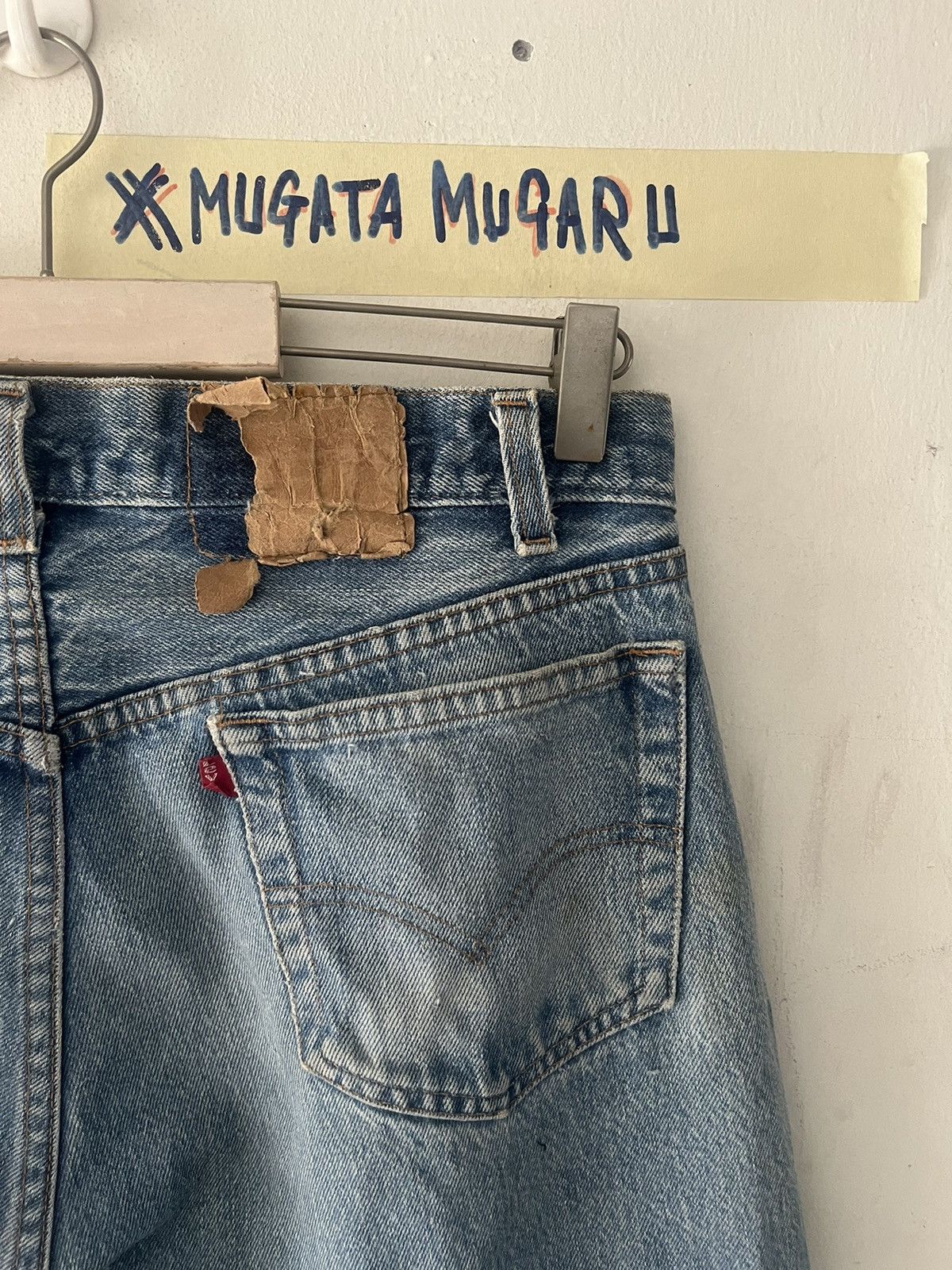 Japanese Brand × Levi's Vintage Clothing × Vintage THRASHED🔥LEVIS 501 DISTRESSED KURT KOBAIN Size US 30 / EU 46 - 8 Thumbnail