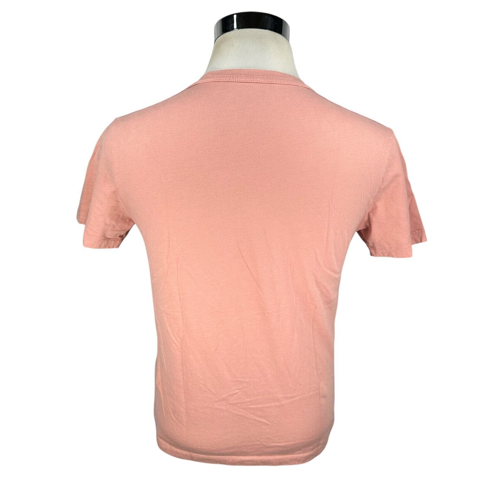 Allsaints AllSaints Brace Contrast SS T-Shirt Men Medium Coral Pink Size US M / EU 48-50 / 2 - 3 Thumbnail