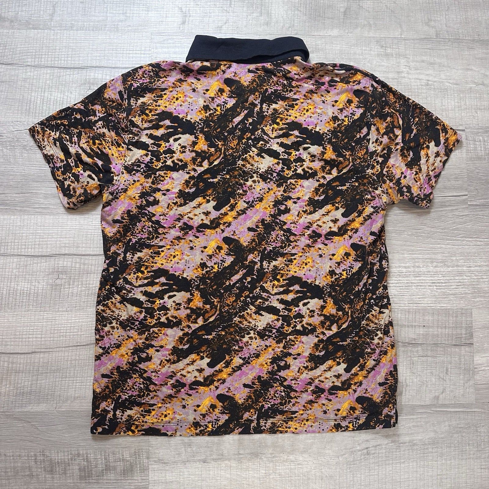 Fabletics (2) Fabletics The 24-7 Golf Polo Shirt Men's Large Abstract Size US L / EU 52-54 / 3 - 4 Thumbnail