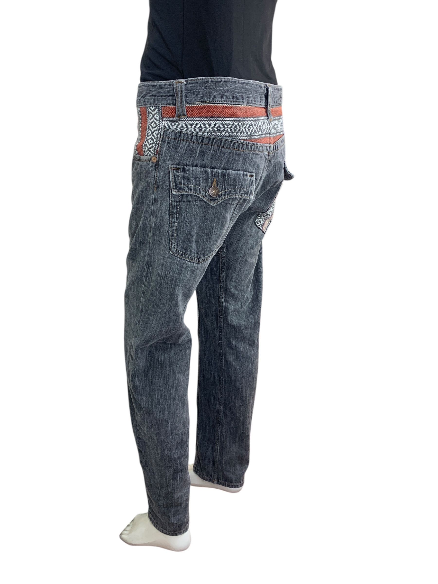 Japanese Brand Modish Double Waist Jeans Size US 34 / EU 50 - 6 Thumbnail