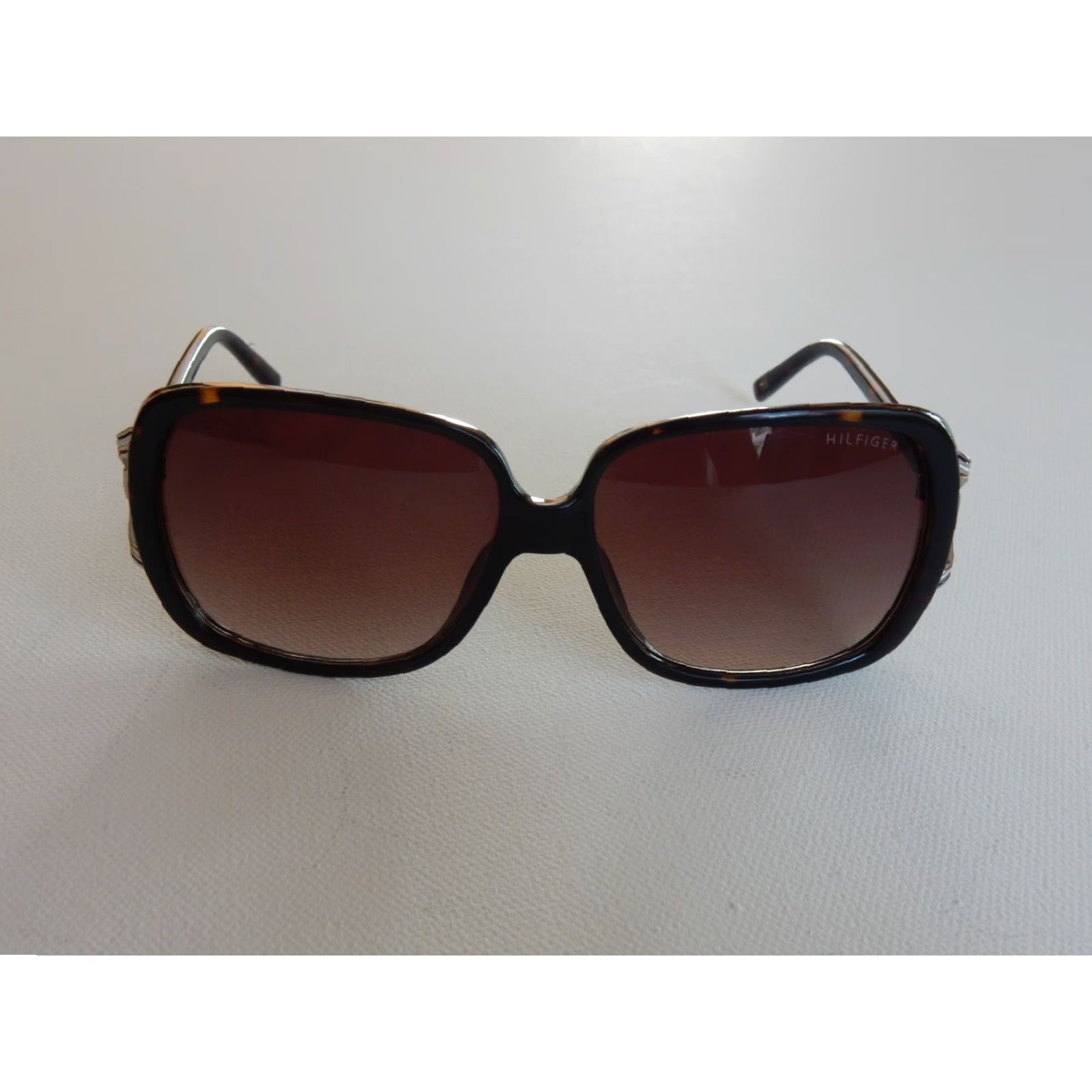 Tommy Hilfiger VINTAGE Tommy Hilfiger Sunglasses Women's Butterfly Brown Frame 58x13mm Size ONE SIZE - 2 Thumbnail