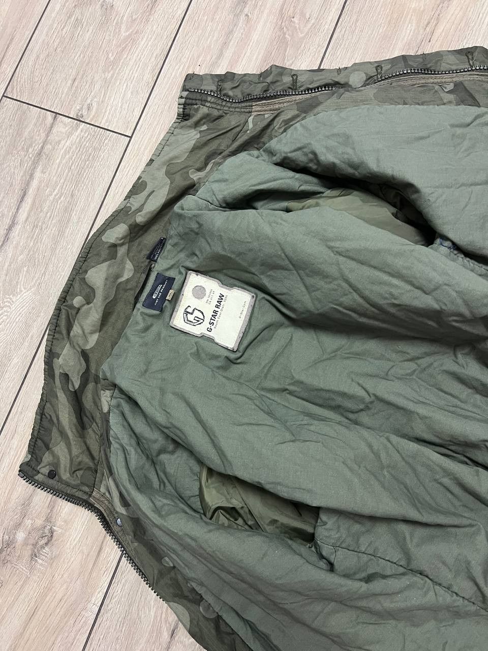 G-Star G-Star RAW Vintage Camo Military Khaki Insulated Jacket XL Size US XL / EU 56 / 4 - 13 Thumbnail
