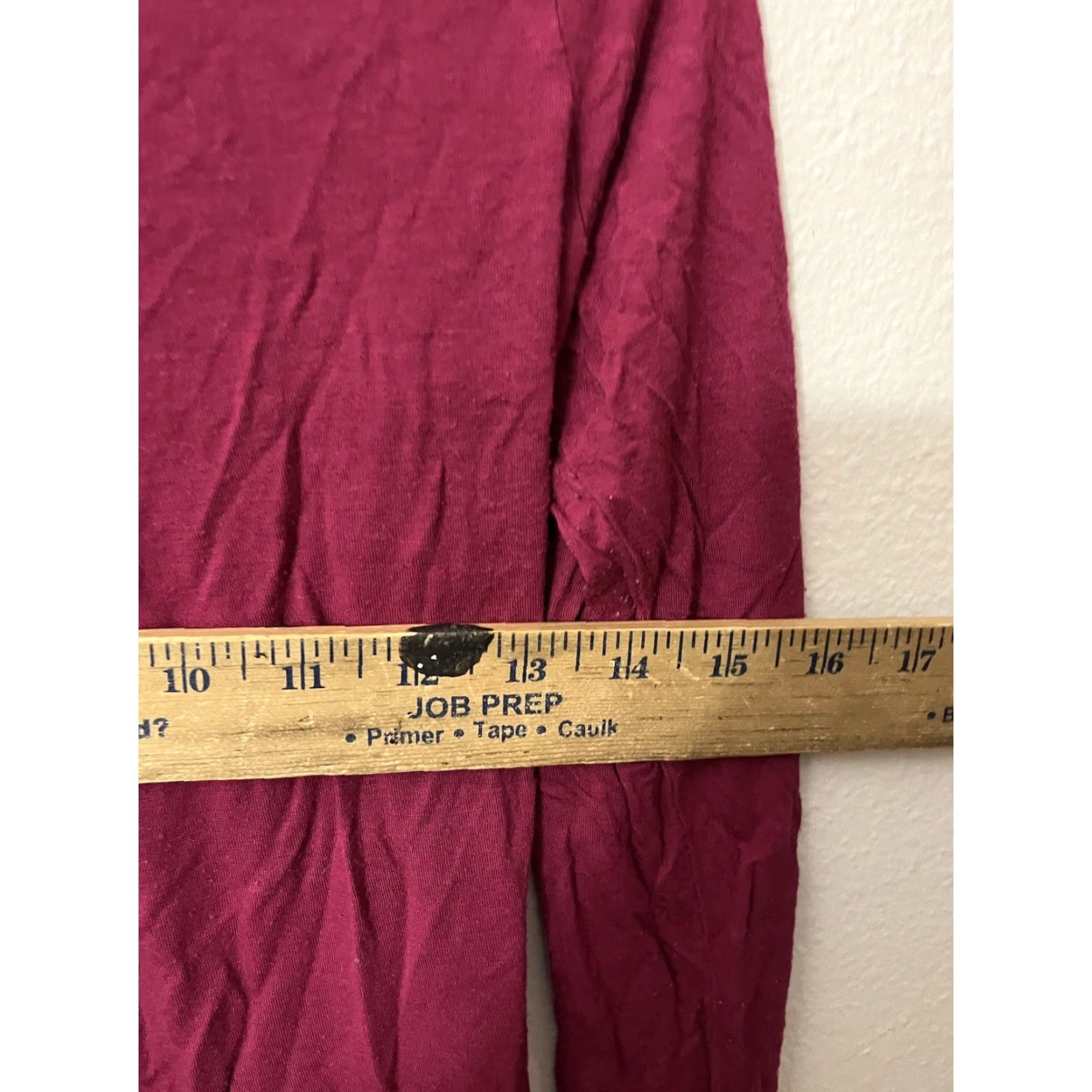 BCBGeneration BCBGeneration Blouse Womens XS Maroon Button Down Back Long Sleeve Size XS / US 0-2 / IT 36-38 - 5 Thumbnail