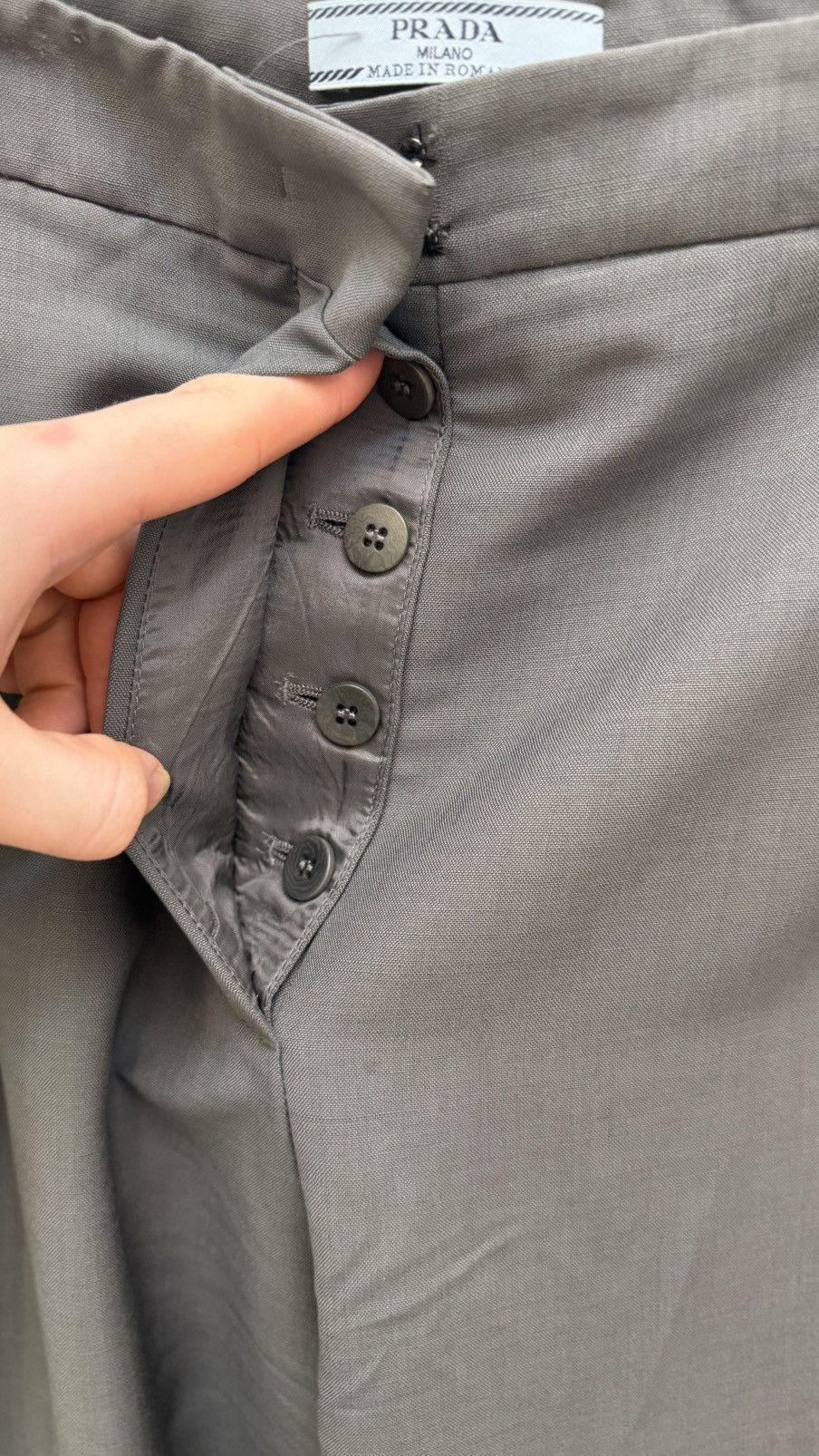 Prada Prada Pleated Trousers Size US 36 / EU 52 - 3 Thumbnail