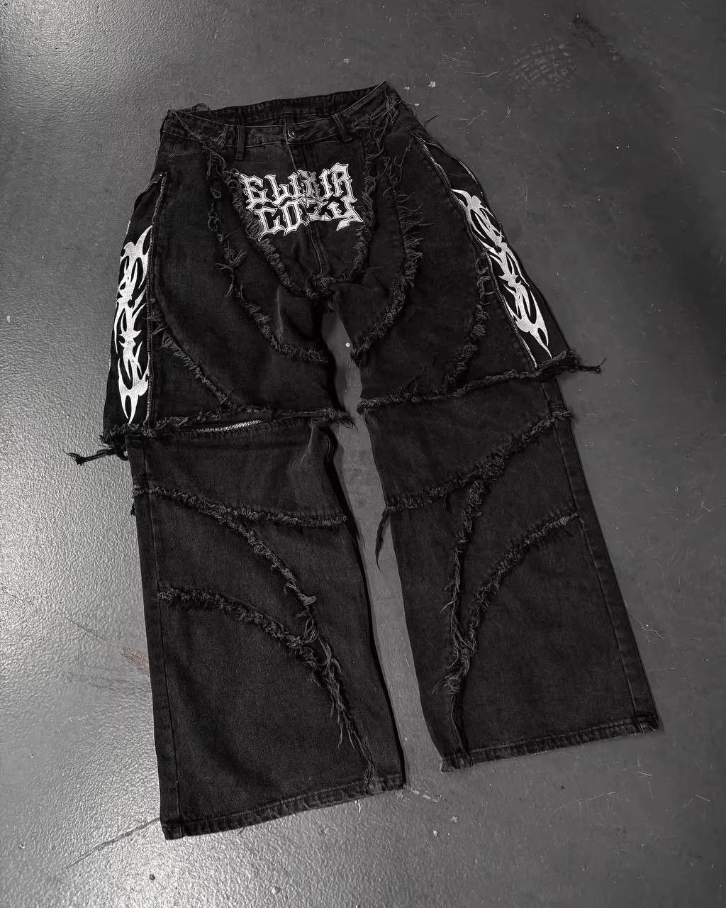 Japanese Brand × Vintage retro hip-hop jeans 2-in-1 Size US 36 / EU 52 - 6 Thumbnail
