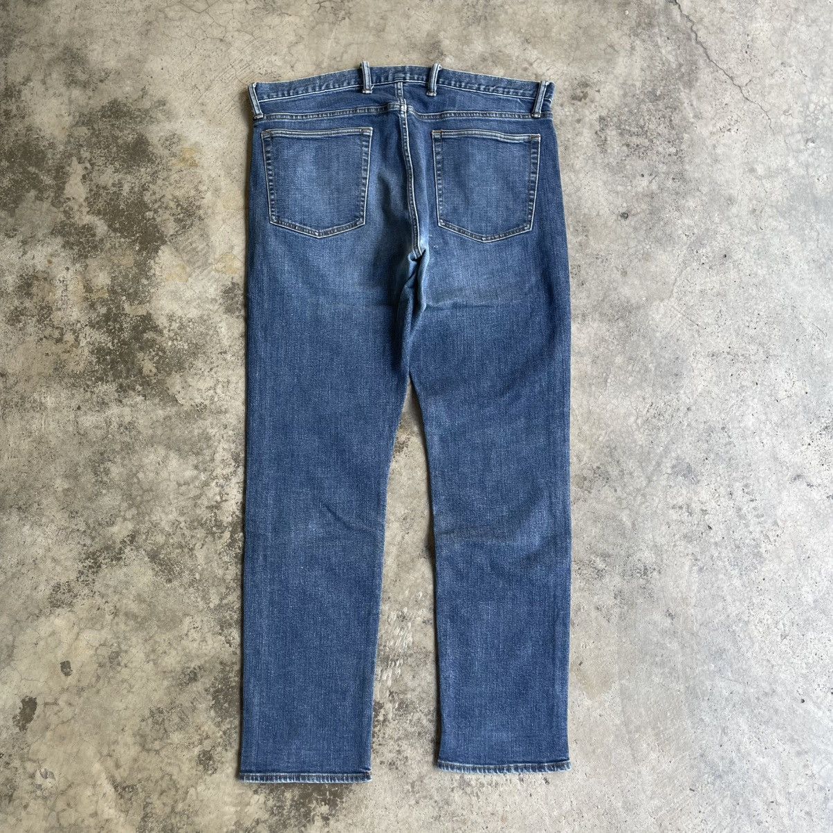 Gap 🔥Vintage GAP Stoned Washed Ripped Distress Denim Jeans Size US 38 / EU 54 - 4 Thumbnail