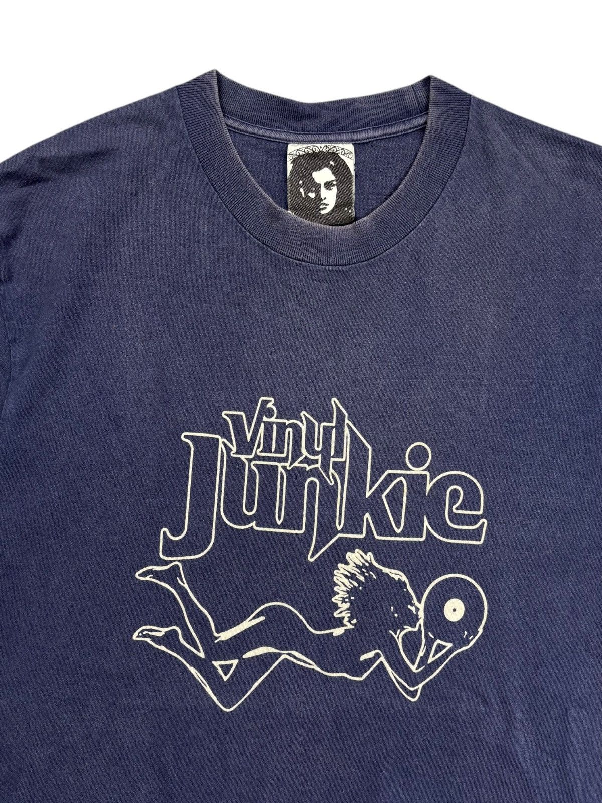 Hysteric Glamour 2000s Hysteric - Vinyl Junkie Tee Size US M / EU 48-50 / 2 - 1 Thumbnail