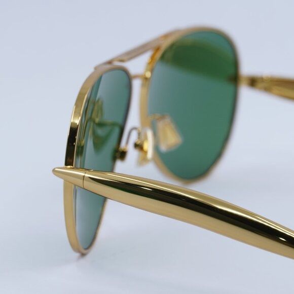 Bottega Veneta Bottega Veneta BV1305S 001 Sunglasses Gold Aviator Frame Size ONE SIZE - 11 Thumbnail