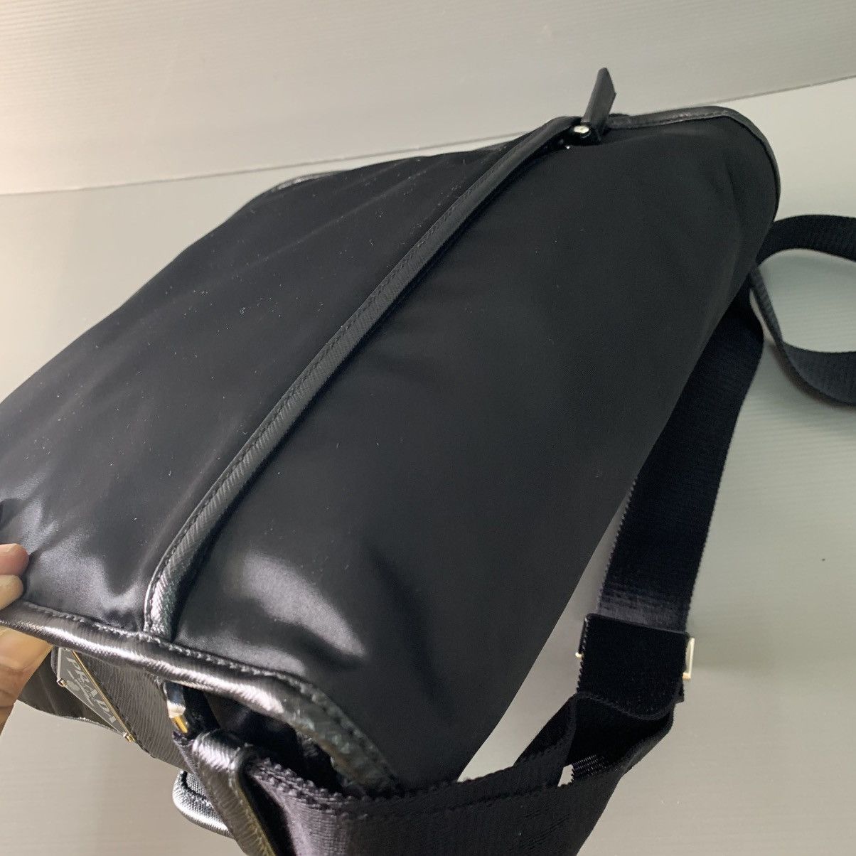Prada Prada Nylon Black Mesengger Bag Size ONE SIZE - 11 Thumbnail