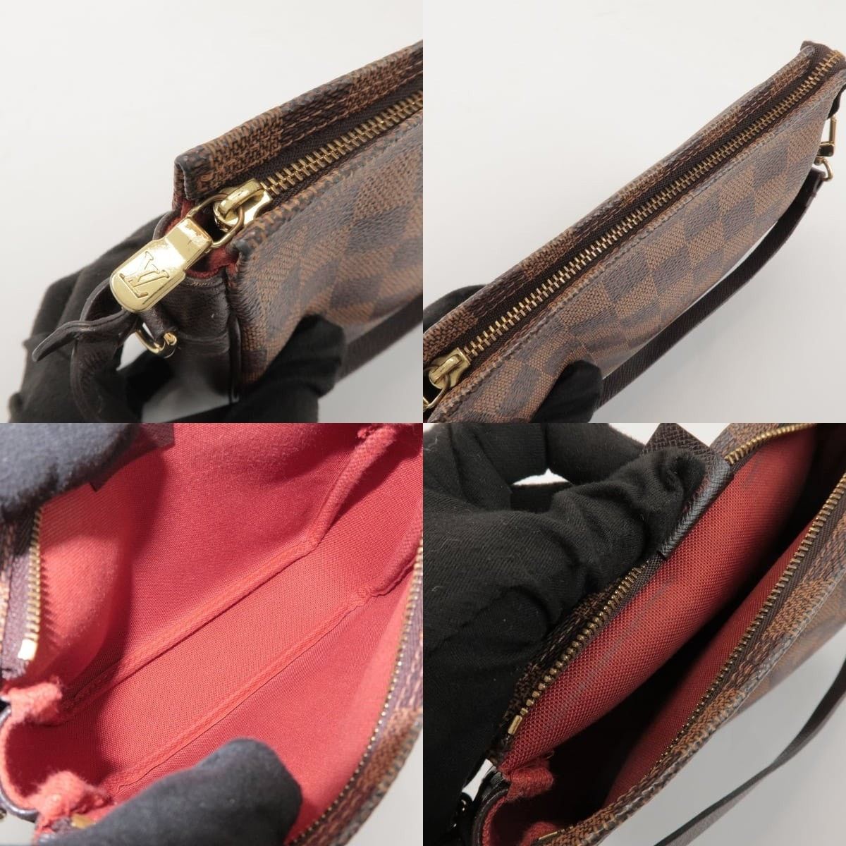 Louis Vuitton Louis Vuitton Damier Ebene Trousse Makeup Accessory Pouch Size ONE SIZE - 7 Thumbnail