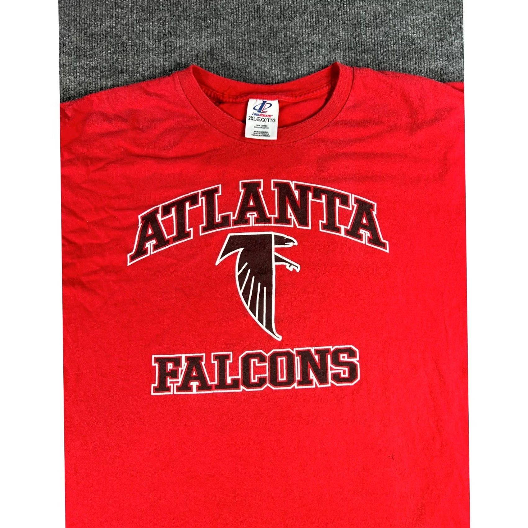 Logo Athletic VINTAGE Logo Athletic Atlanta Falcons T-Shirt Mens 2XL Red Graphic Football Tee Size US XXL / EU 58 / 5 - 2 Thumbnail