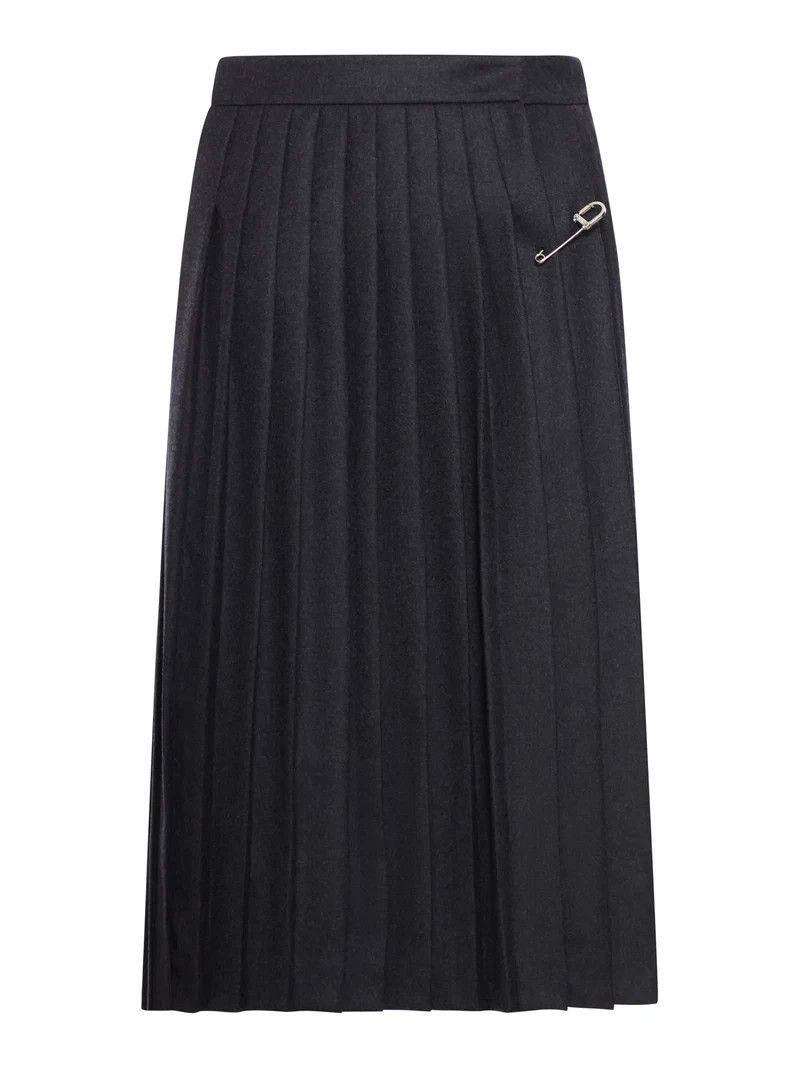 Prada PRADA Anthracite Wool Skirt New Size 32" / US 10 / IT 46 - 1 Thumbnail