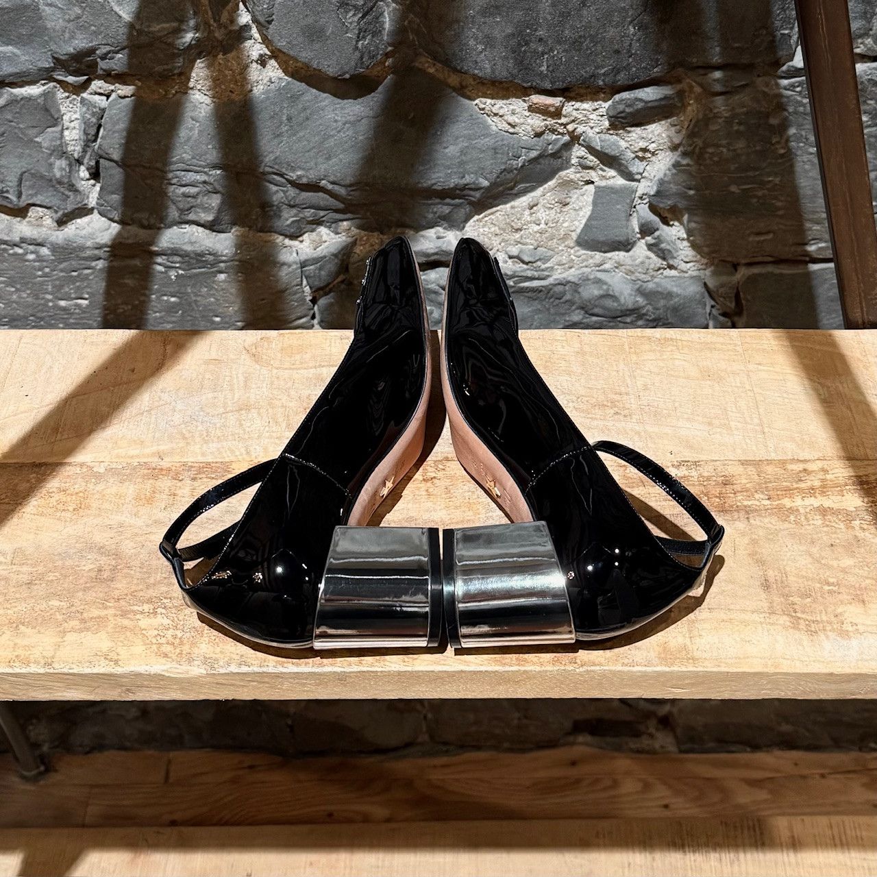 Dior Christian Dior Black Patent La Parisienne Mary Jane Pumps Size US 8 / IT 38 - 13 Thumbnail
