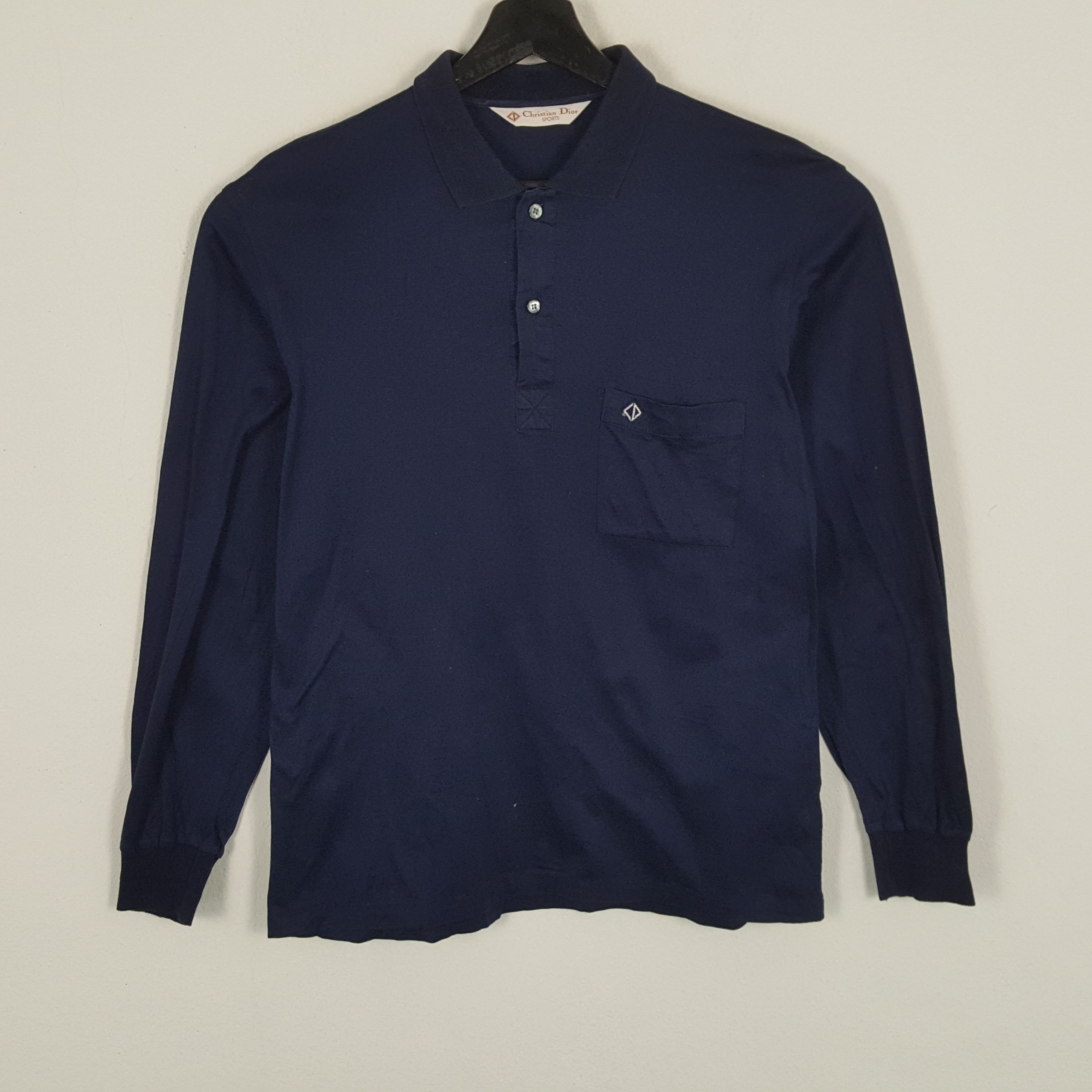 Vintage CHRISTIAN DIOR Fashion Style Long Sleeve Polos Grailed