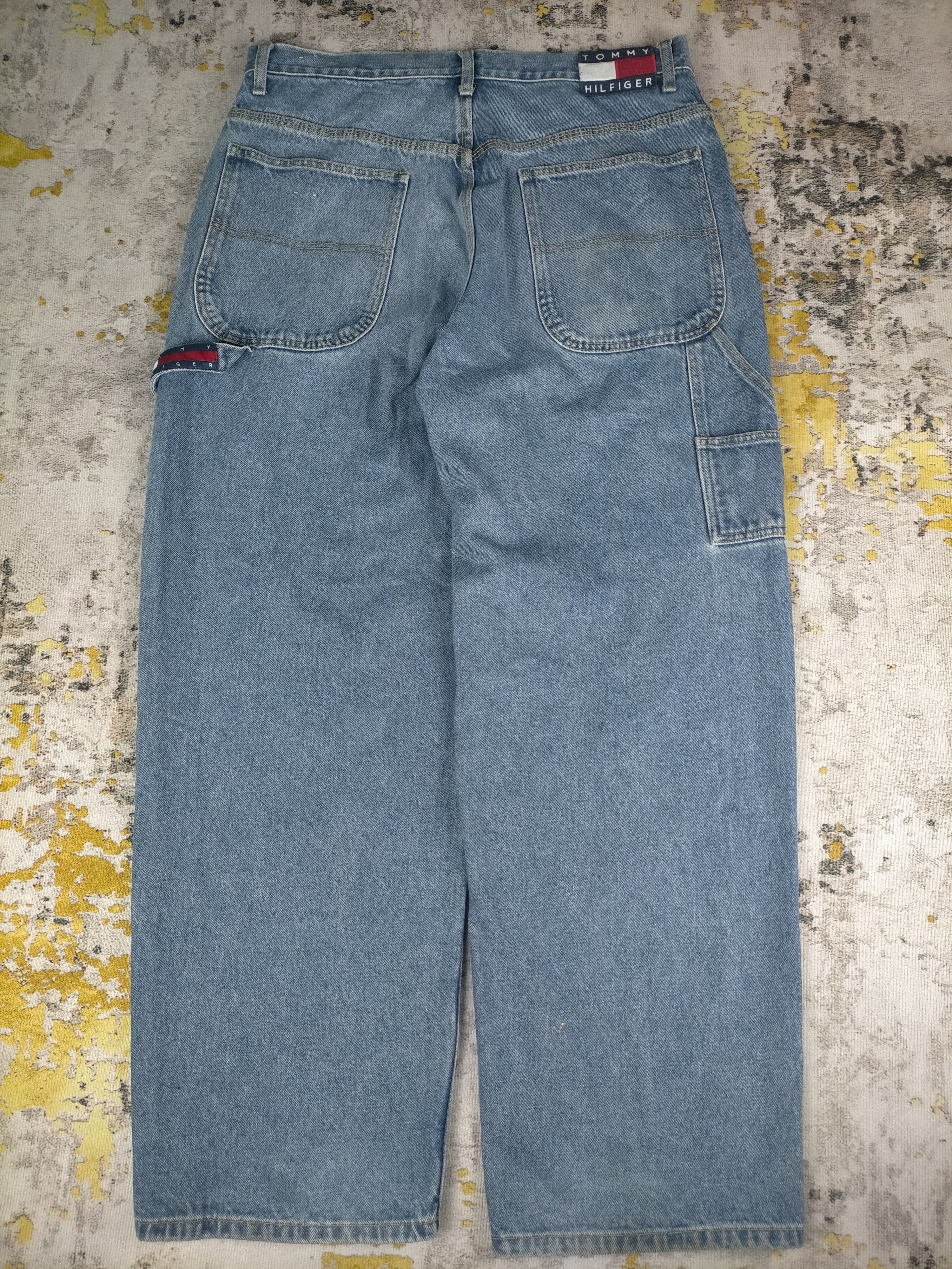 🔥90s Tommy Hilfiger Baggy Carpenter Jeans