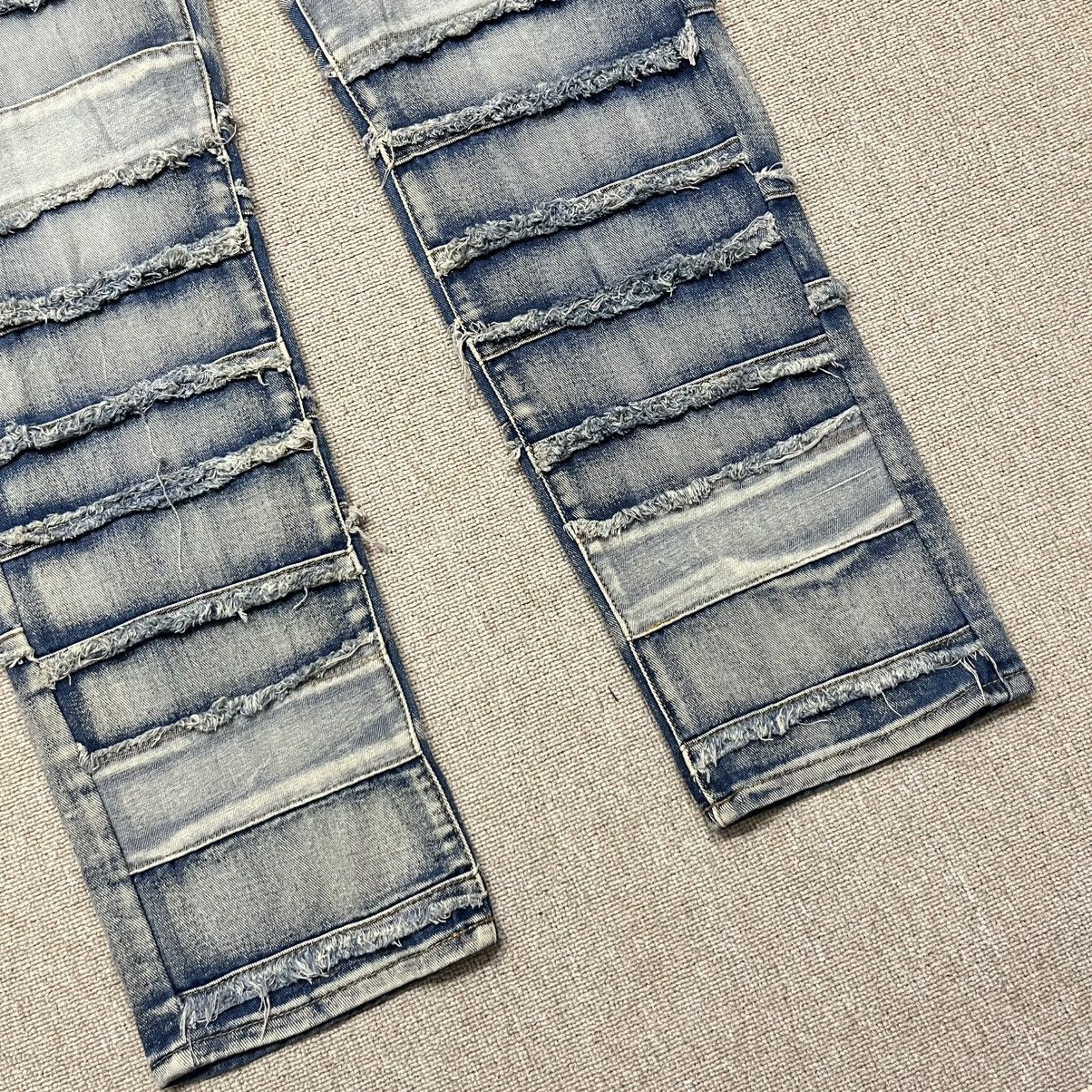 Hysteric Glamour Horizontal Distressed HG Inspired Jeans Size US 38 / EU 54 - 2 Thumbnail