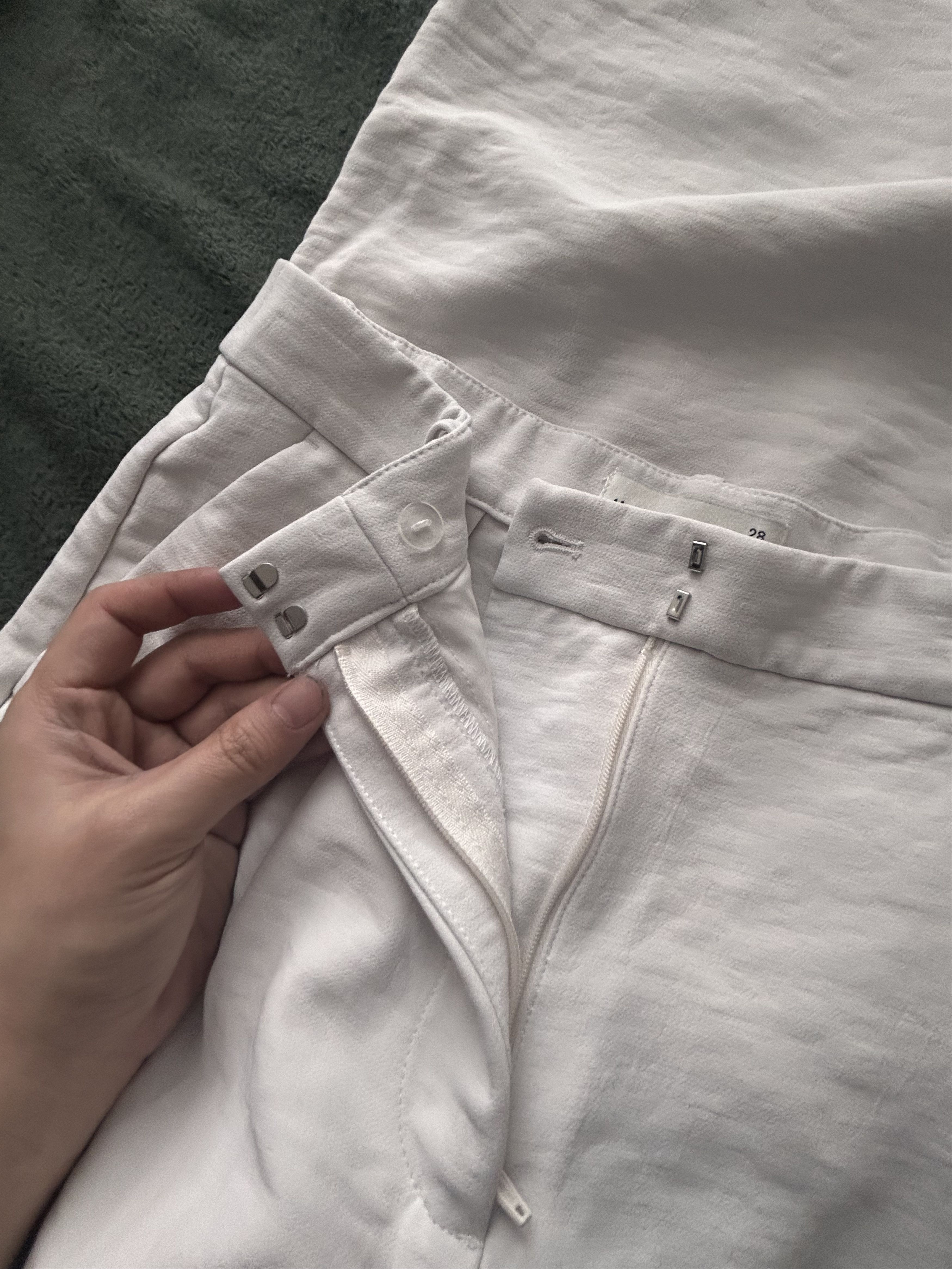 Abercrombie & Fitch Abercrombie & Fitch Sloane Tailored Wide Leg Pant Size 28" / US 6 / IT 42 - 3 Thumbnail