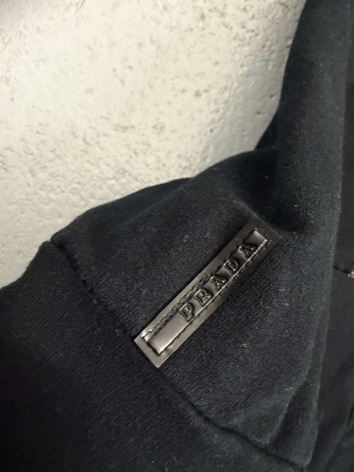 Prada Prada Black Tab Nylon Hood Zip Hoodie Size S / US 4 / IT 40 - 6 Thumbnail