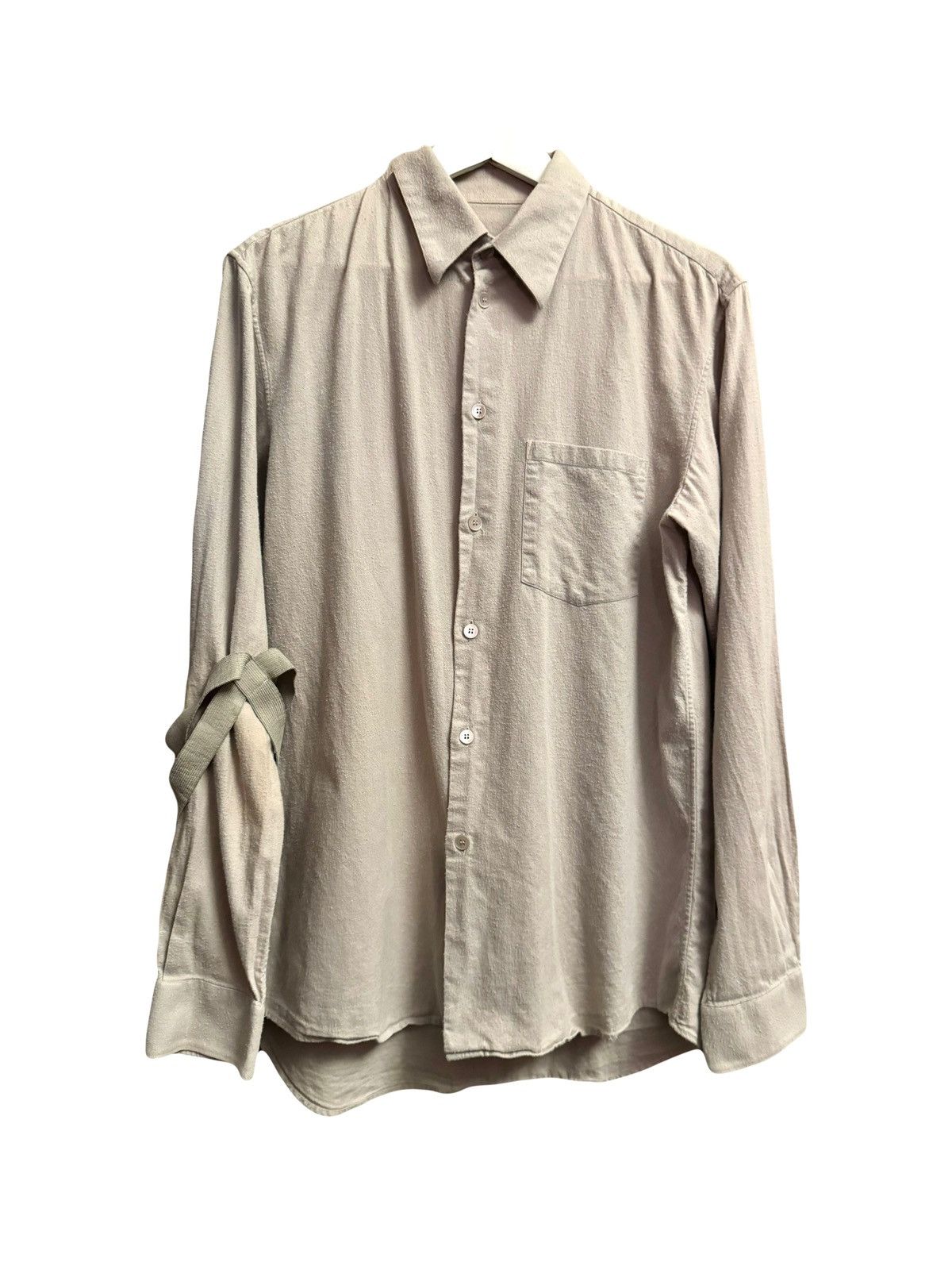 Helmut Lang × Vintage helmut Lang vintage bondage grey shirt 40 men Size US M / EU 48-50 / 2 - 1 Thumbnail