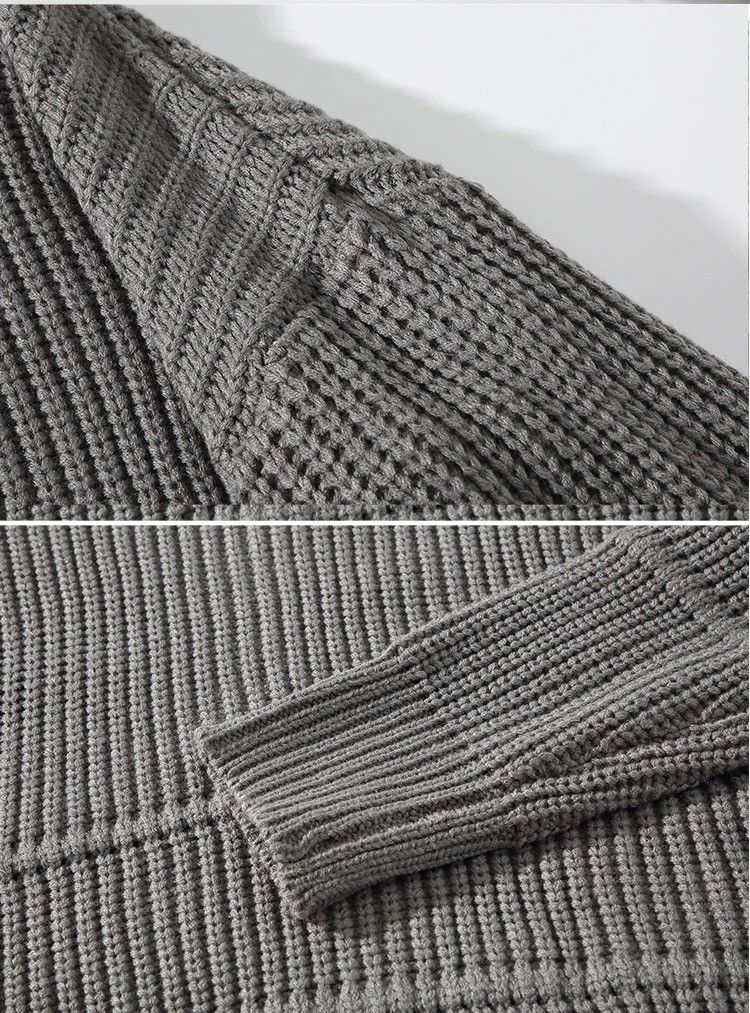 Japanese Brand × Vintage Turtle Neck - Style Streetwear Knitted Sweatshirt Size US XL / EU 56 / 4 - 6 Thumbnail
