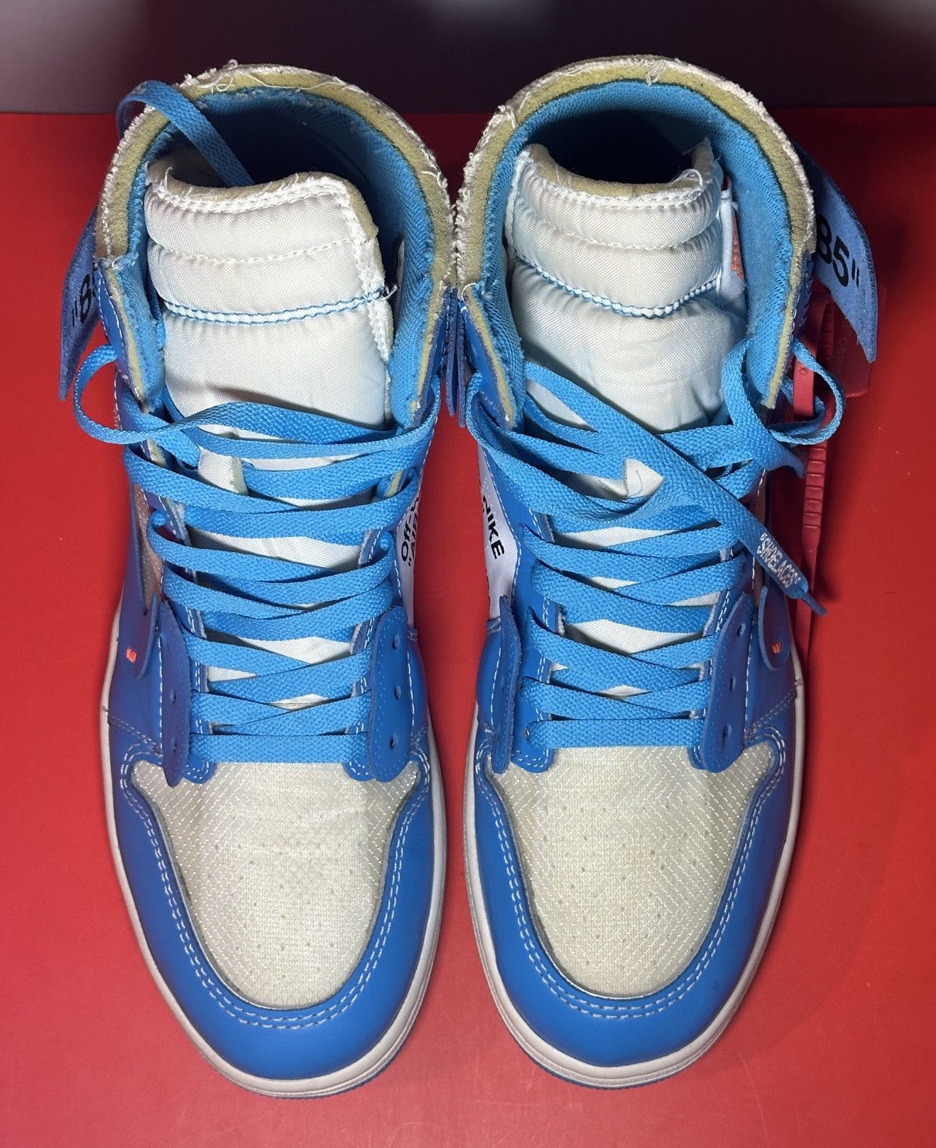 Jordan Brand × Off-White Size 11.5 - Jordan 1 Retro OG x Off-White High UNC Size US 11.5 / EU 44-45 - 4 Thumbnail