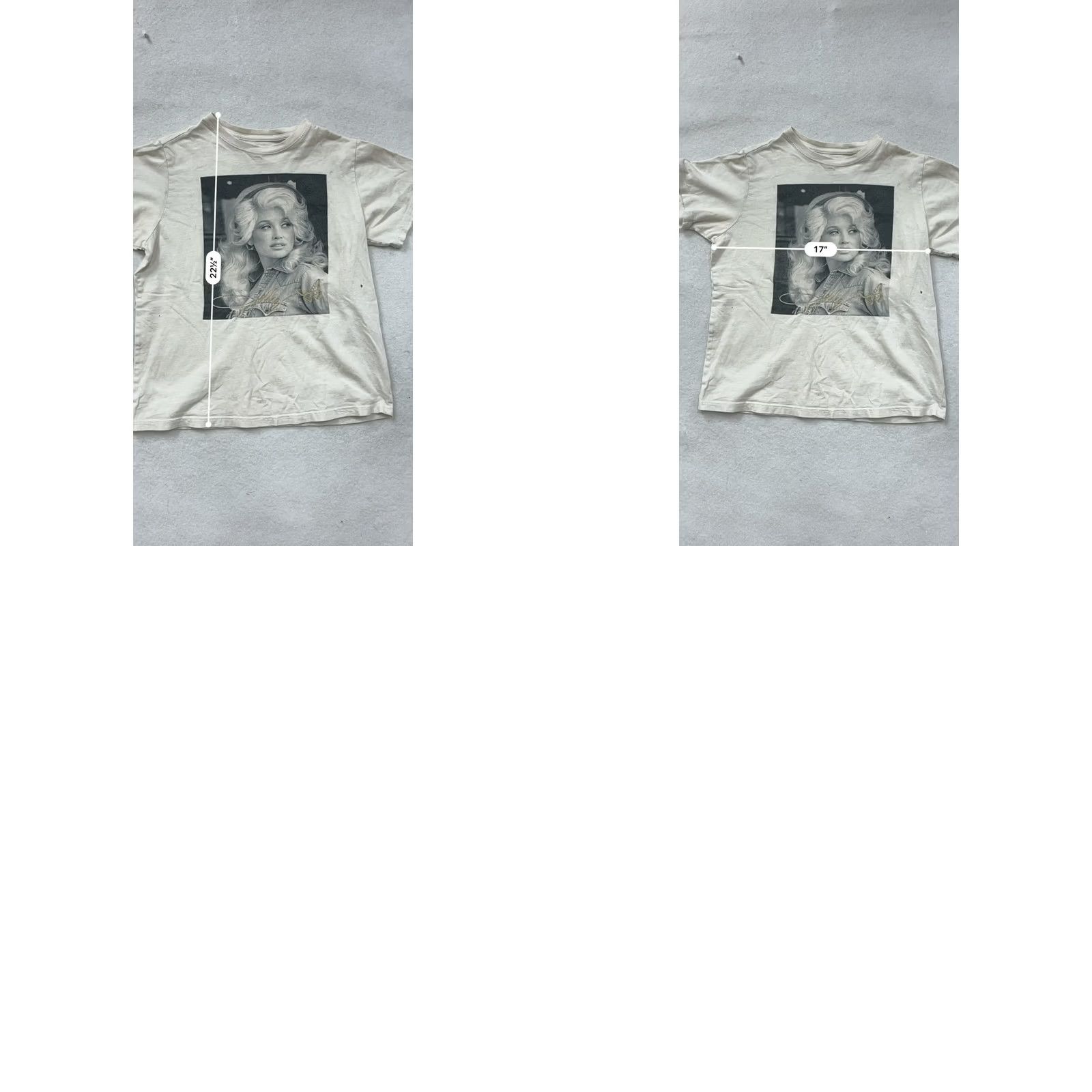 Vintage Dolly Parton Graphic Tee Womens XS Vintage Style Shirt Size XS / US 0-2 / IT 36-38 - 8 Thumbnail