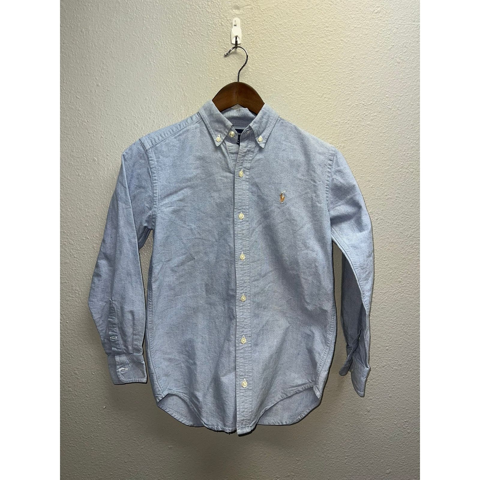 Ralph Lauren Youth Ralph Lauren Button Up Shirt Pony Long Sleeve Kids 12 Size XL / US 12-14 / IT 48-50 - 1 Thumbnail