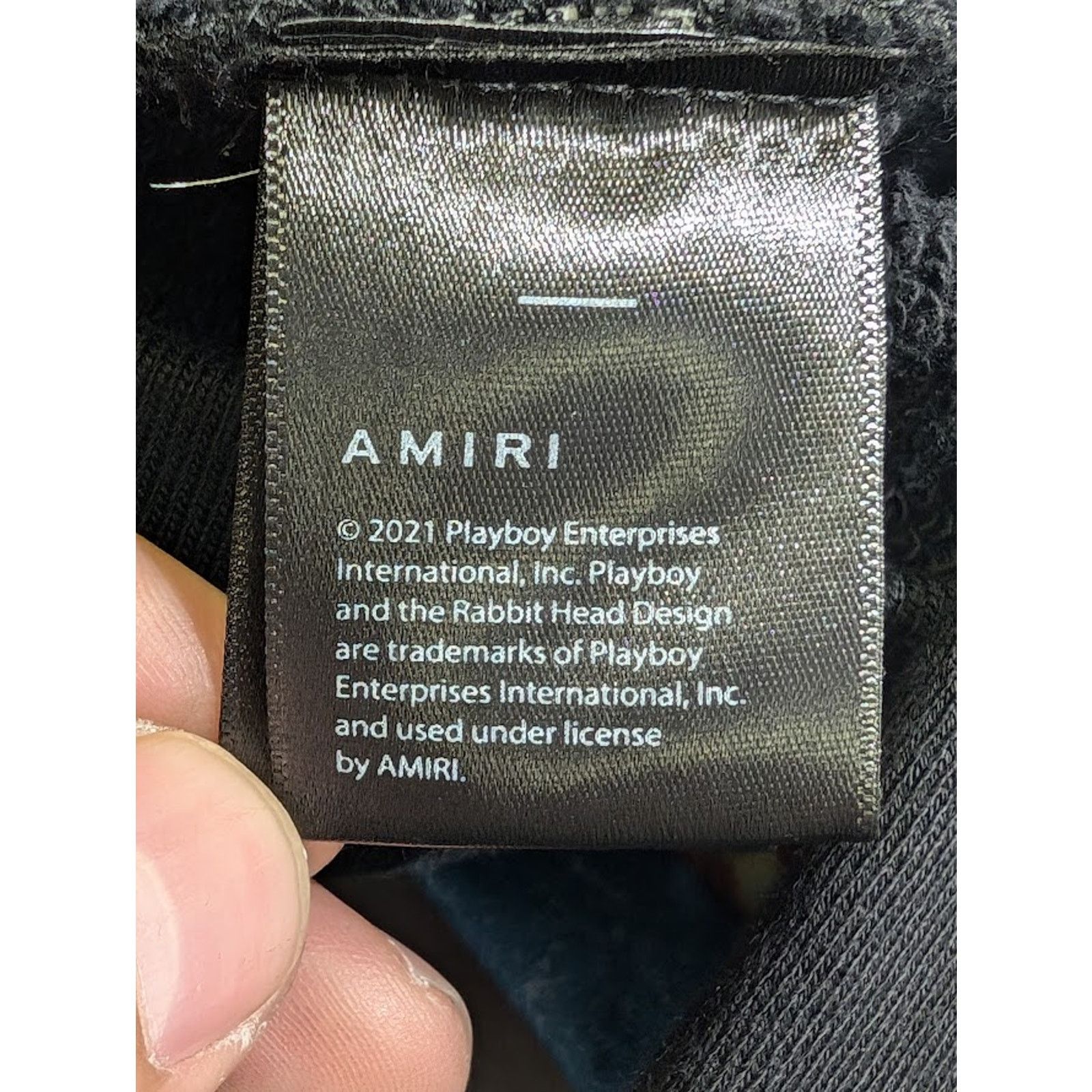 Amiri o1rshd1 Q:2 / Playboy Magazine Crewneck Sweater in Black Size US L / EU 52-54 / 3 - 19 Thumbnail