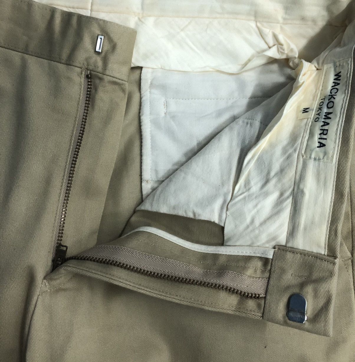 Wacko Maria Vintage Wacko Maria Tokyo Guilty Parties Khaki Chino Pants Size US 32 / EU 48 - 15 Thumbnail