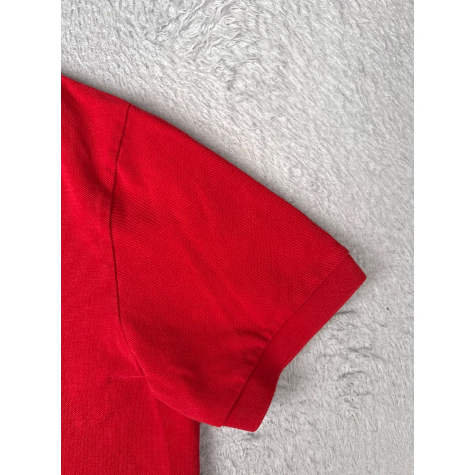 Tommy Hilfiger Tommy Hilfiger Polo Shirt Men XL Red Cotton Slim Fit Short Sleeve Golf Modern Sports Shirt Size US XL / EU 56 / 4 - 2 Thumbnail