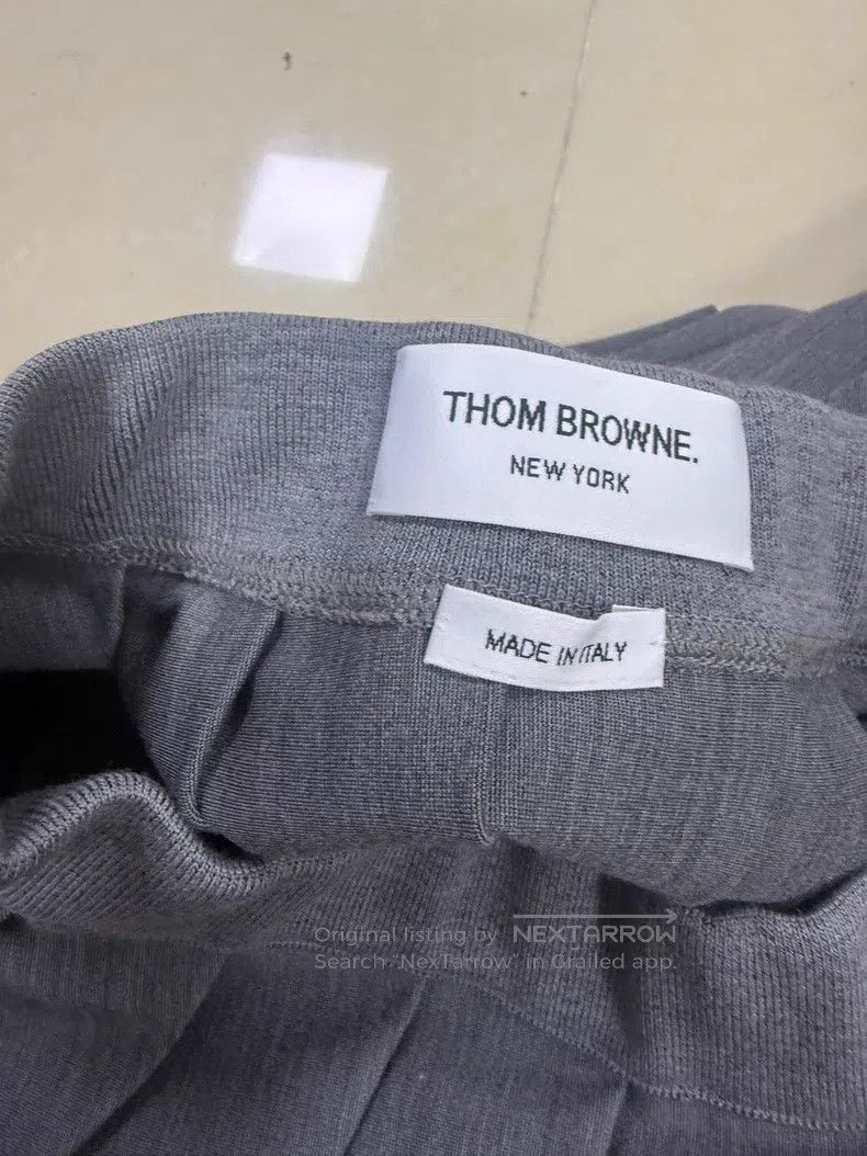 Thom Browne Thom Browne Grey Pleated Skirt Size 25" / US 0 / IT 36 - 4 Thumbnail
